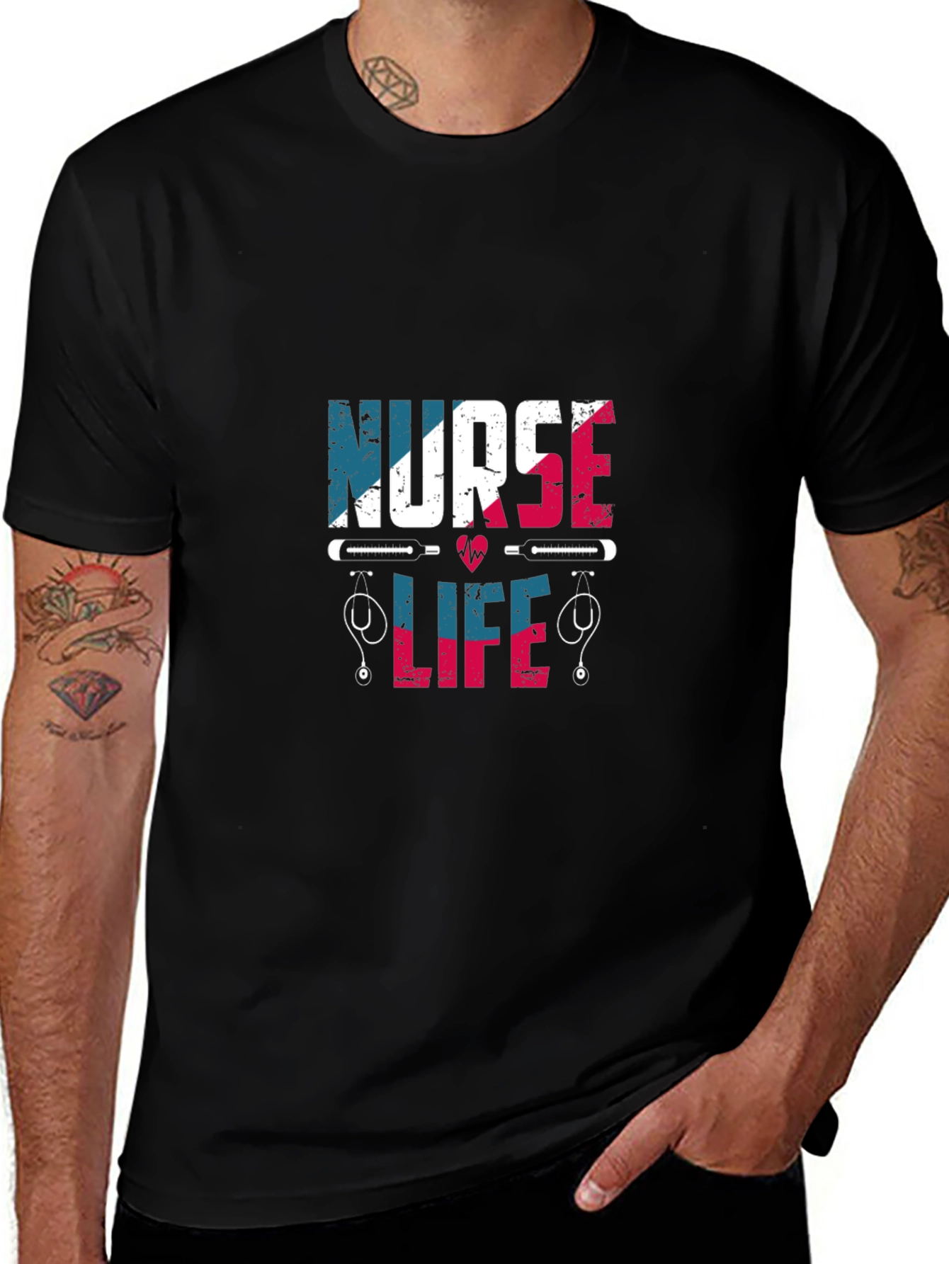 Nurse Life Graphic T-Shirt - Comfortable & Stylish
