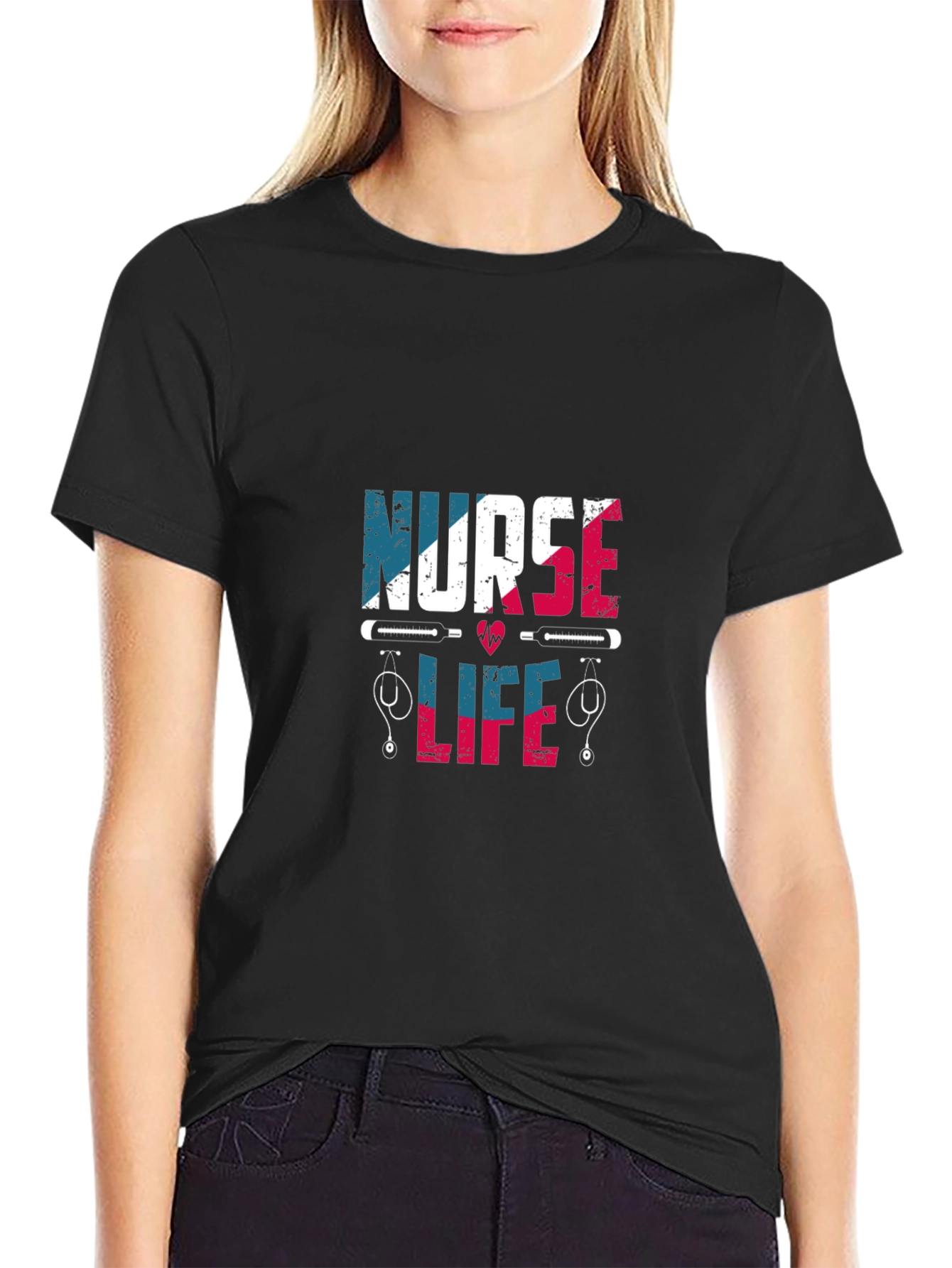 Nurse Life Graphic T-Shirt - Comfortable & Stylish