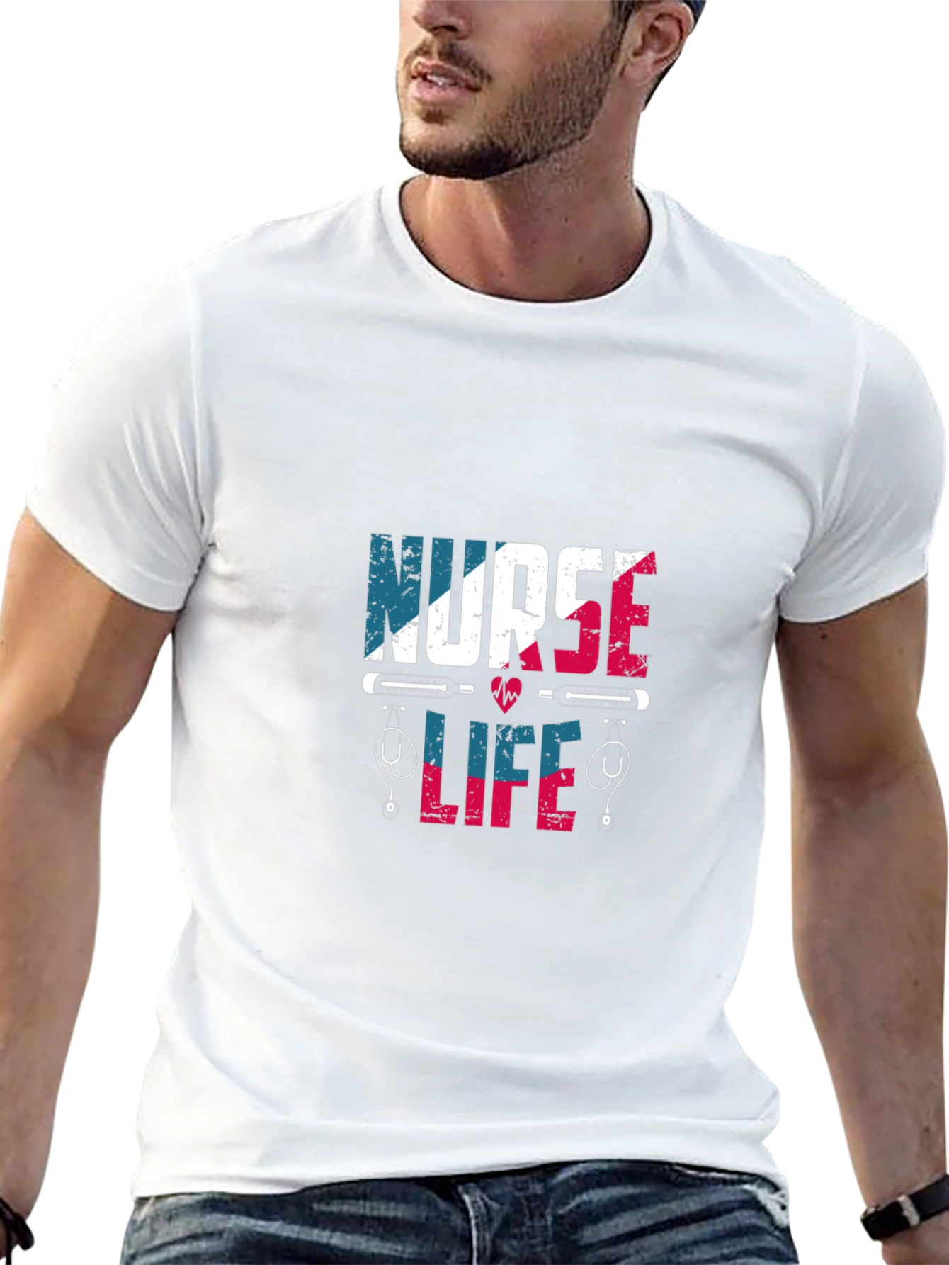 Nurse Life Graphic T-Shirt - Comfortable & Stylish