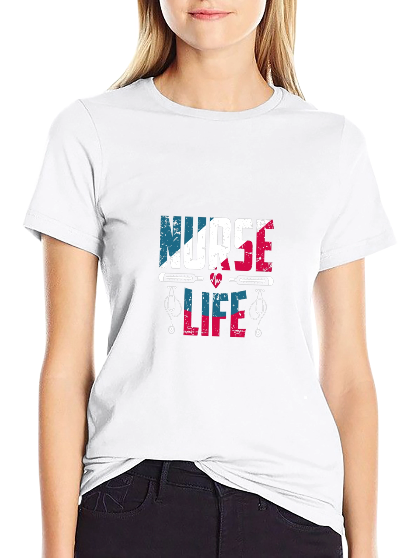 Nurse Life Graphic T-Shirt - Comfortable & Stylish