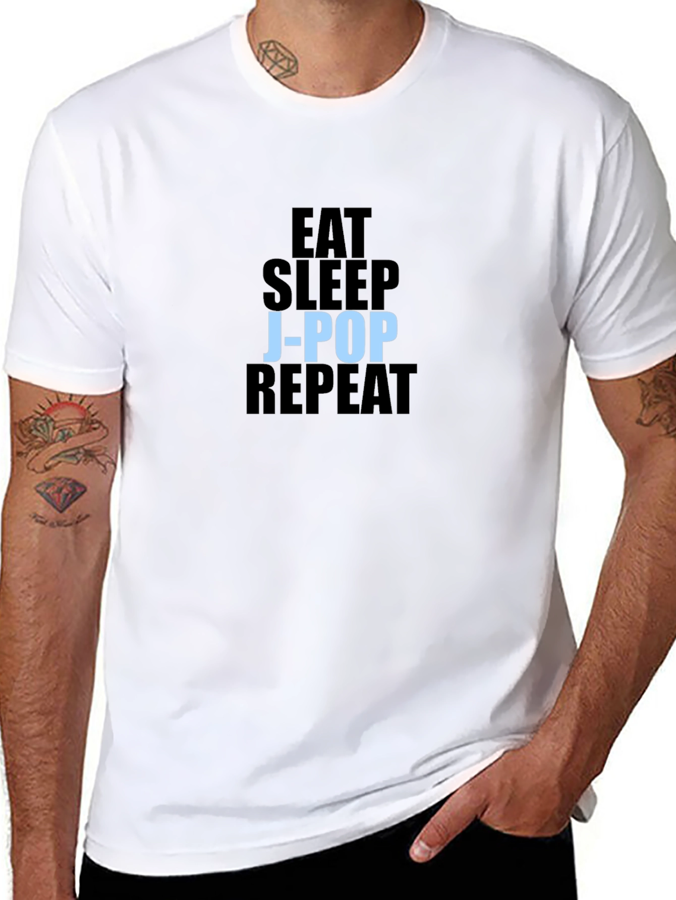 Eat Sleep J-Pop Repeat T-Shirt