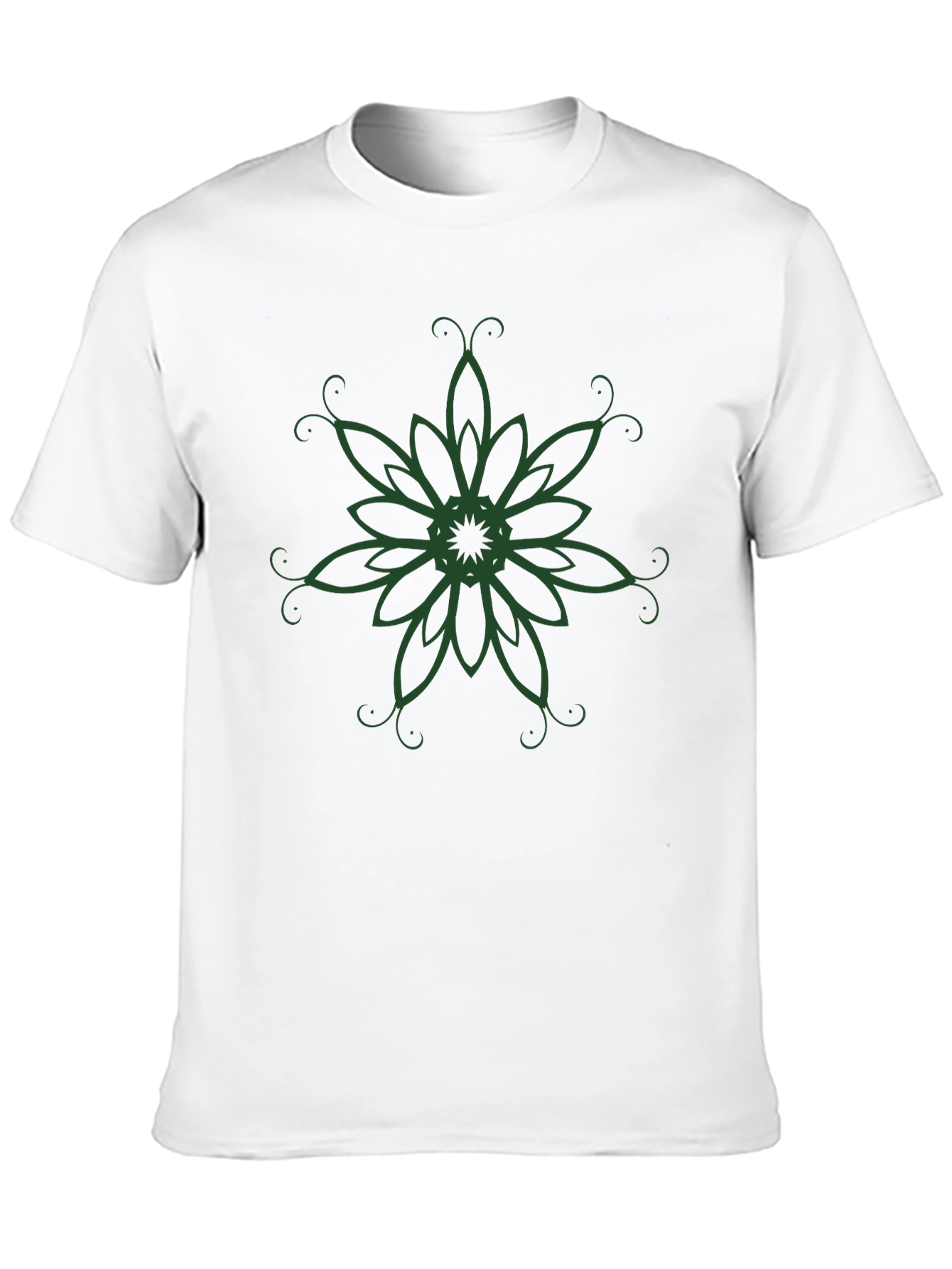 Emerald Green Mandala Graphic T-Shirt