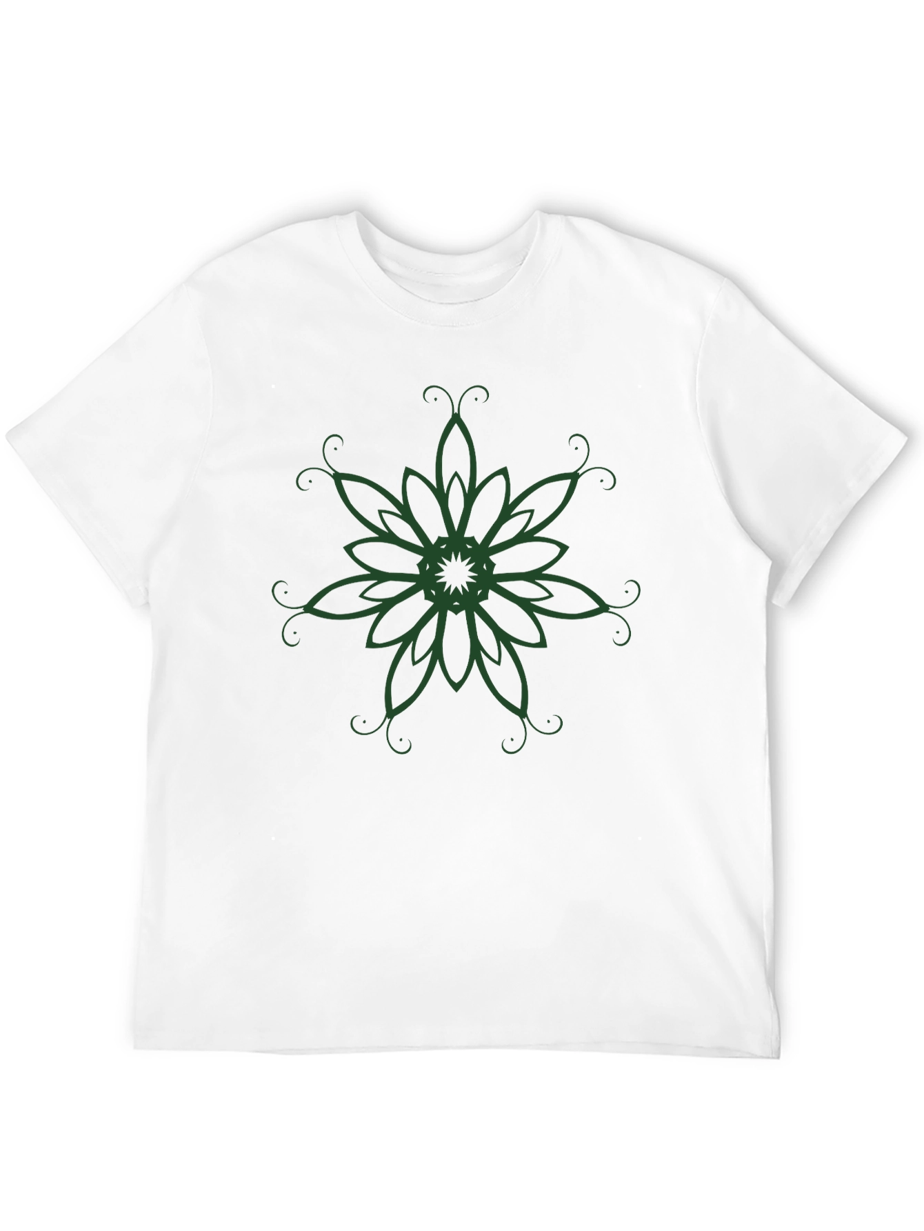 Emerald Green Mandala Graphic T-Shirt