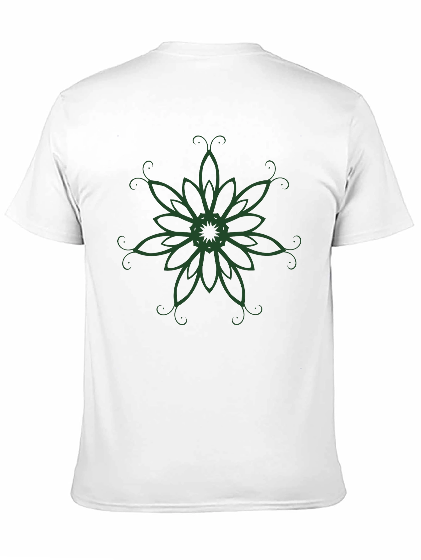 Emerald Green Mandala Graphic T-Shirt