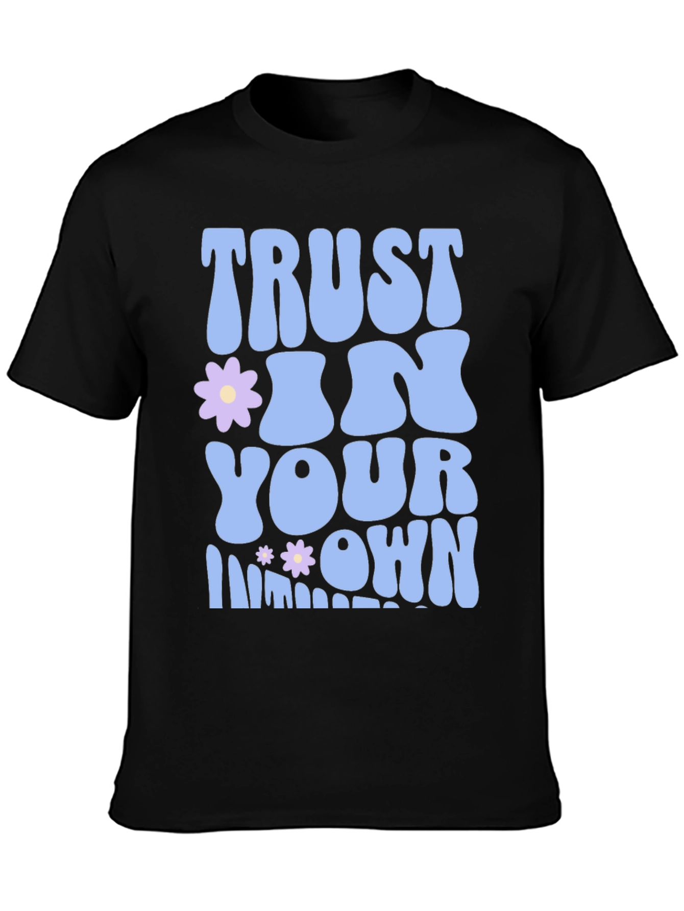 Trust in Your Own Light Black Graphic Tee