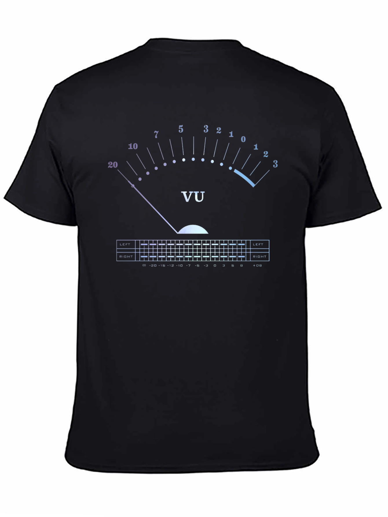 VU Meter T-Shirt - Audio Engineer Graphic Tee