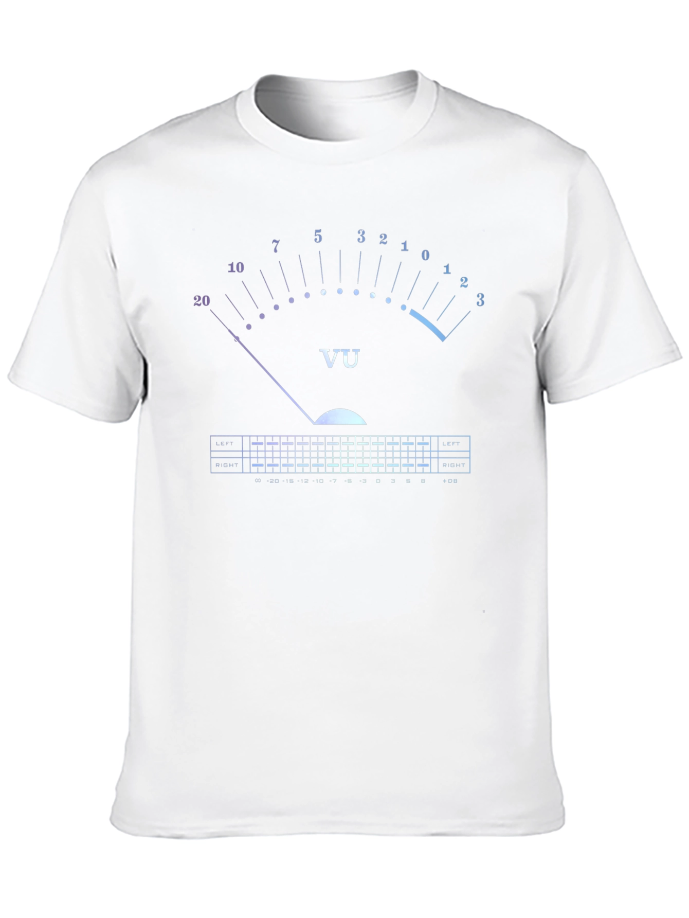 VU Meter T-Shirt - Audio Engineer Graphic Tee