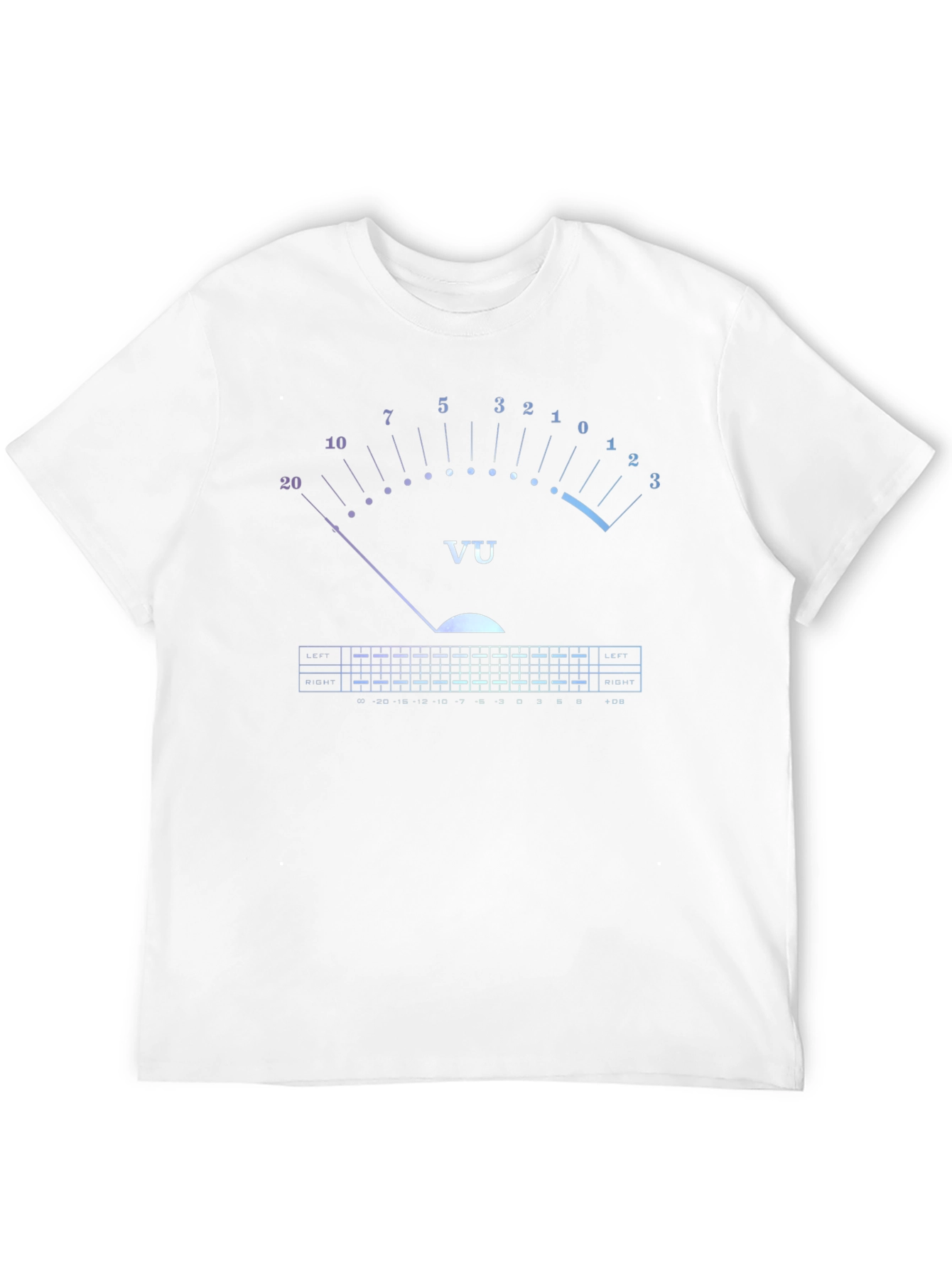 VU Meter T-Shirt - Audio Engineer Graphic Tee