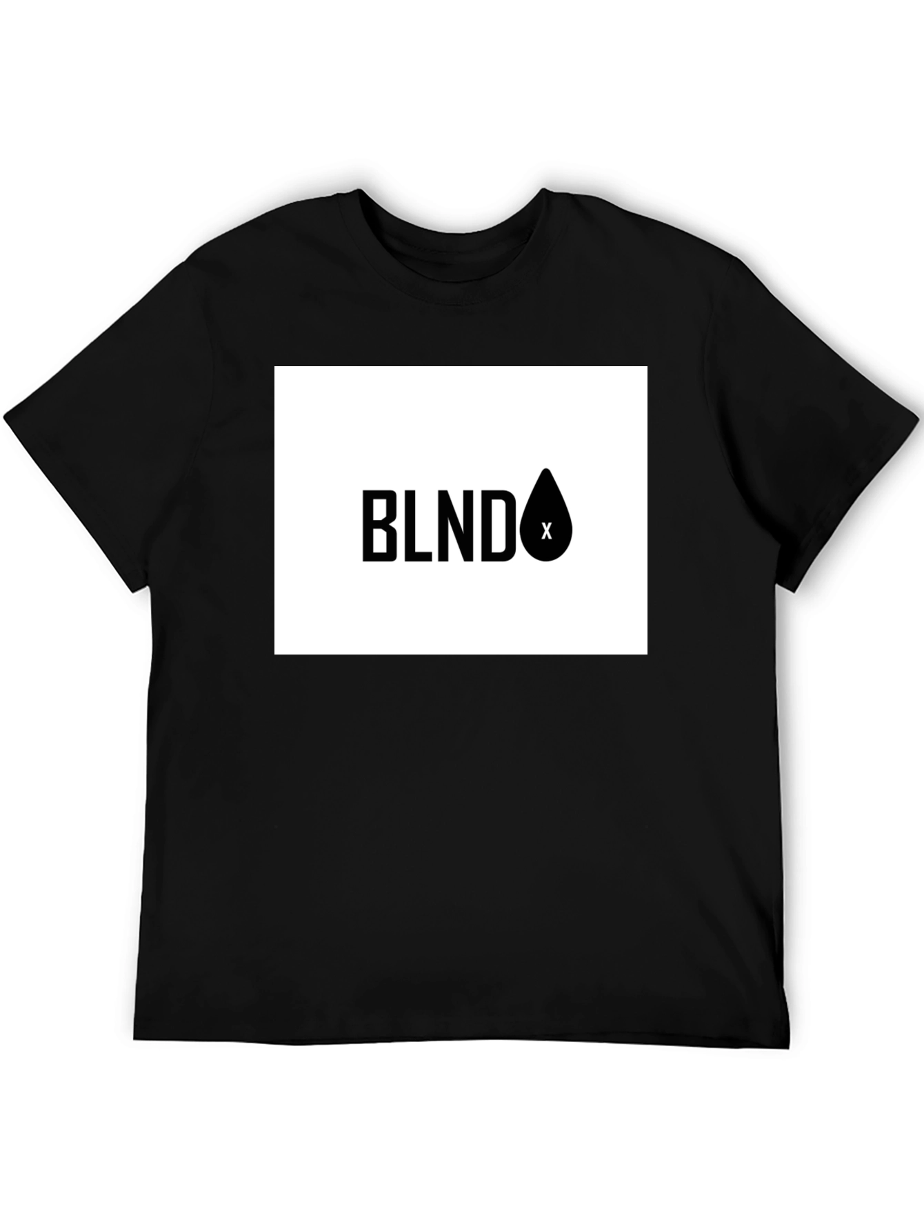 BLNDx Black Graphic Tee - Modern Style