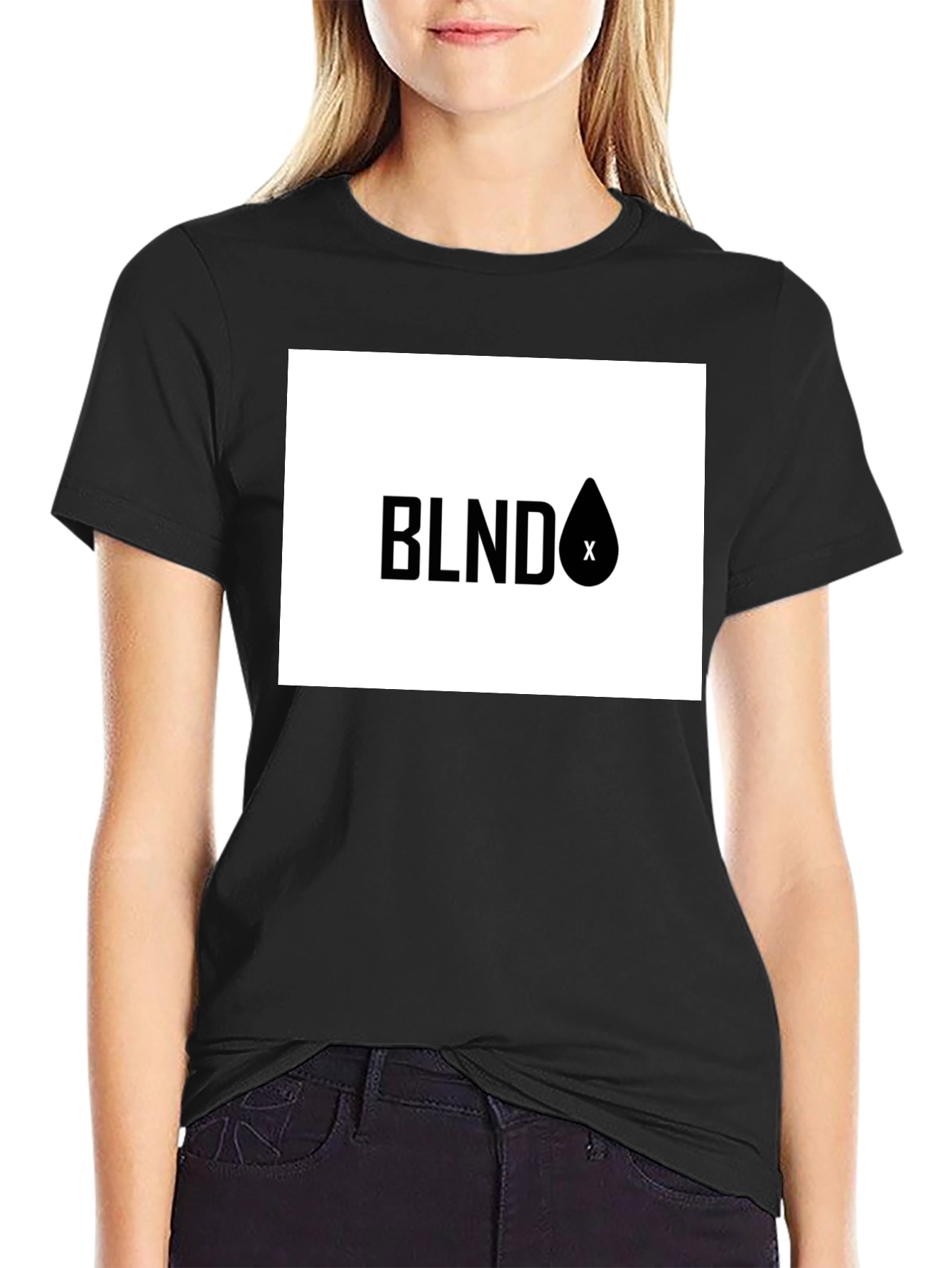 BLNDx Black Graphic Tee - Modern Style