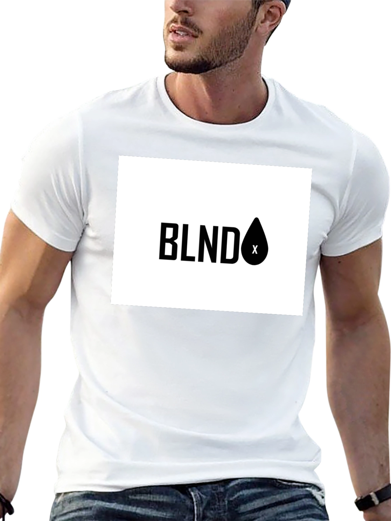 BLNDx Black Graphic Tee - Modern Style