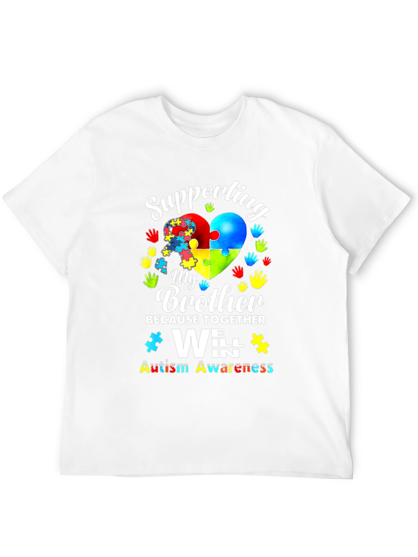 Autism Awareness Brother Support T-Shirt