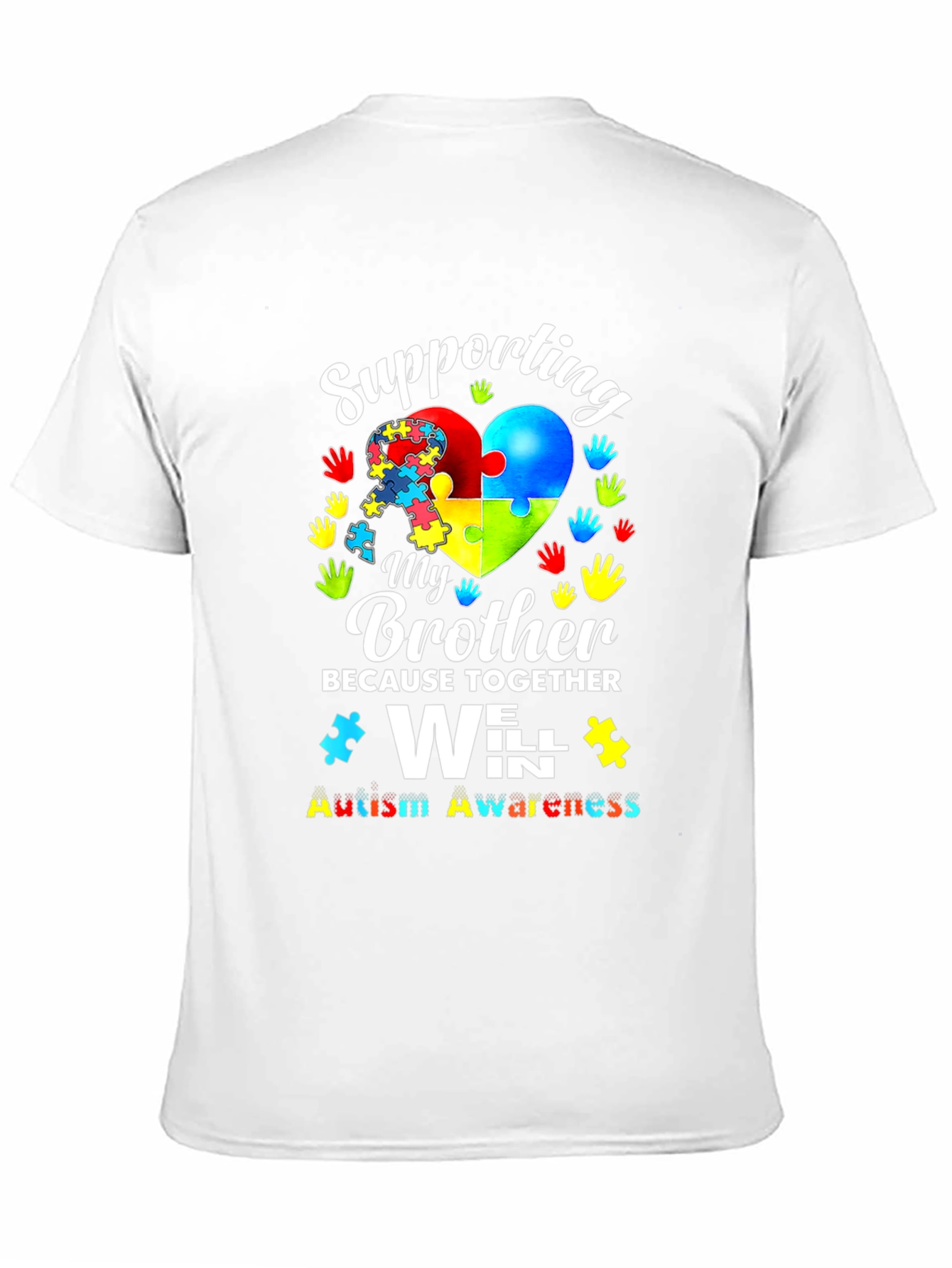 Autism Awareness Brother Support T-Shirt