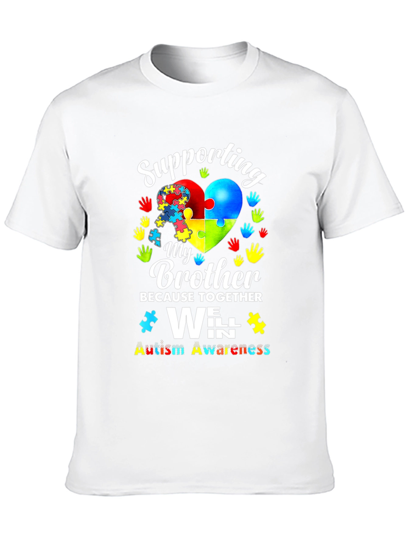Autism Awareness Brother Support T-Shirt