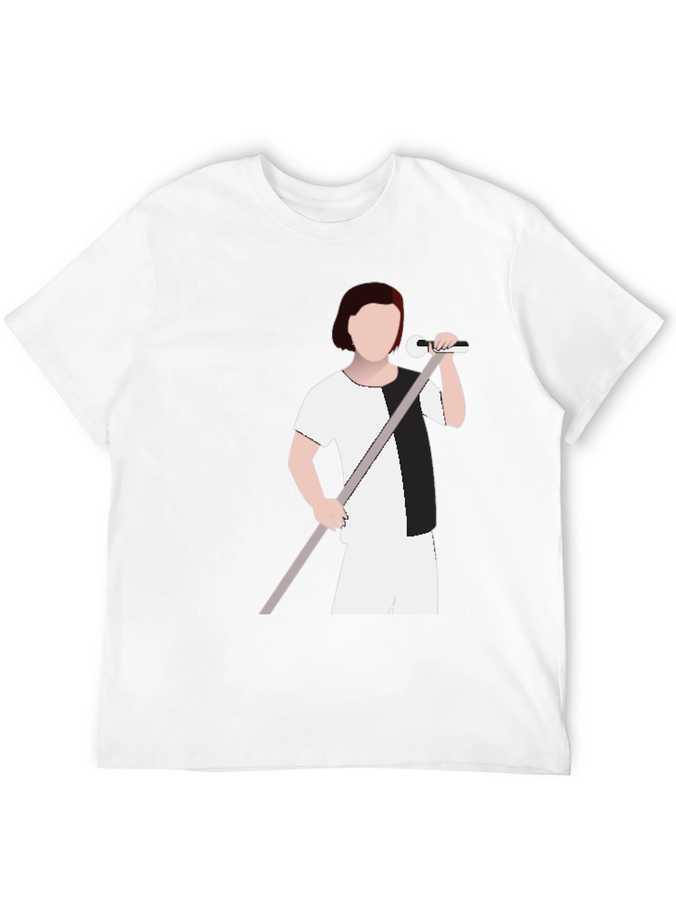 Monochrome Singer Graphic T-Shirt - Modern Tee