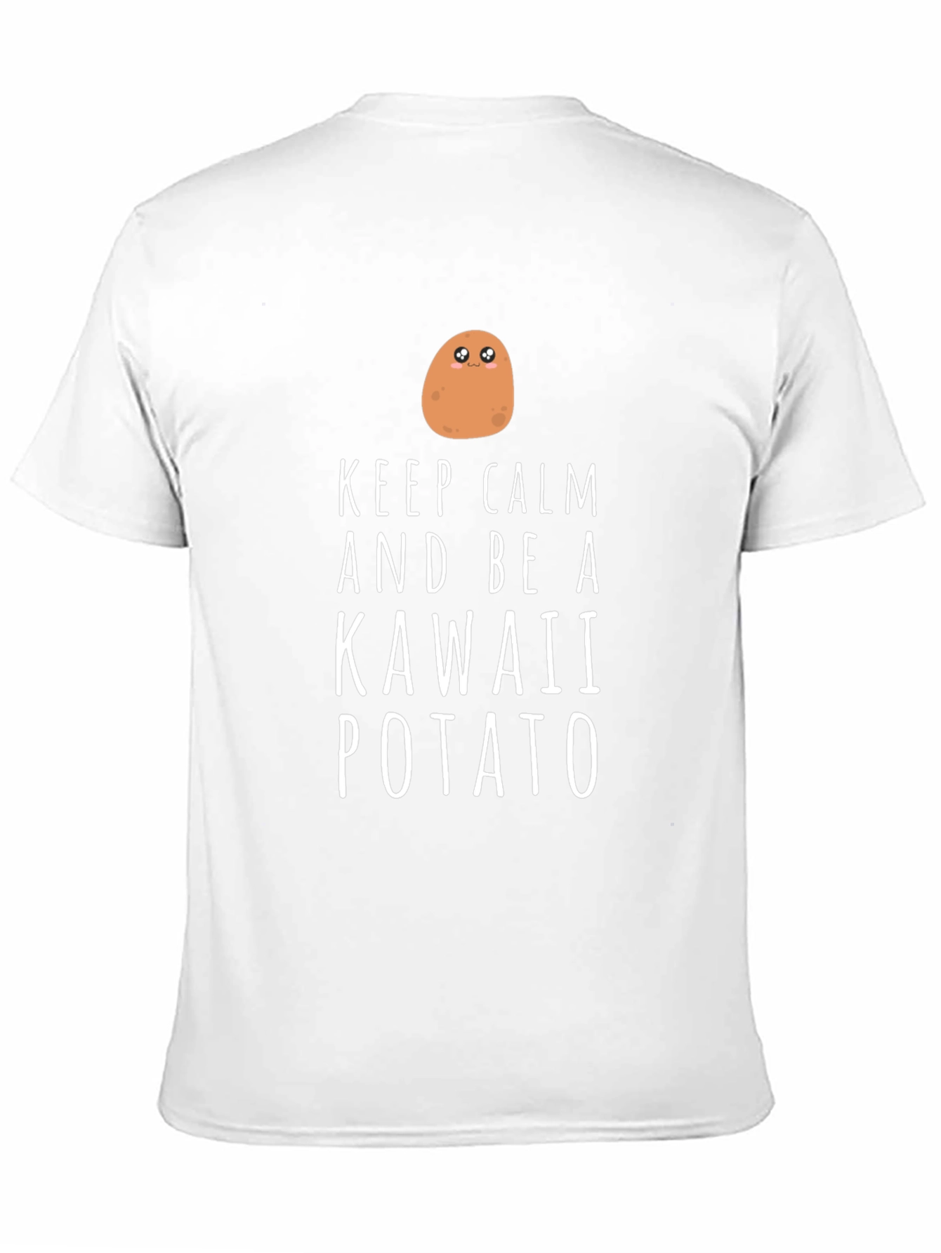 Keep Calm Kawaii Potato T-Shirt - Funny Cute Tee