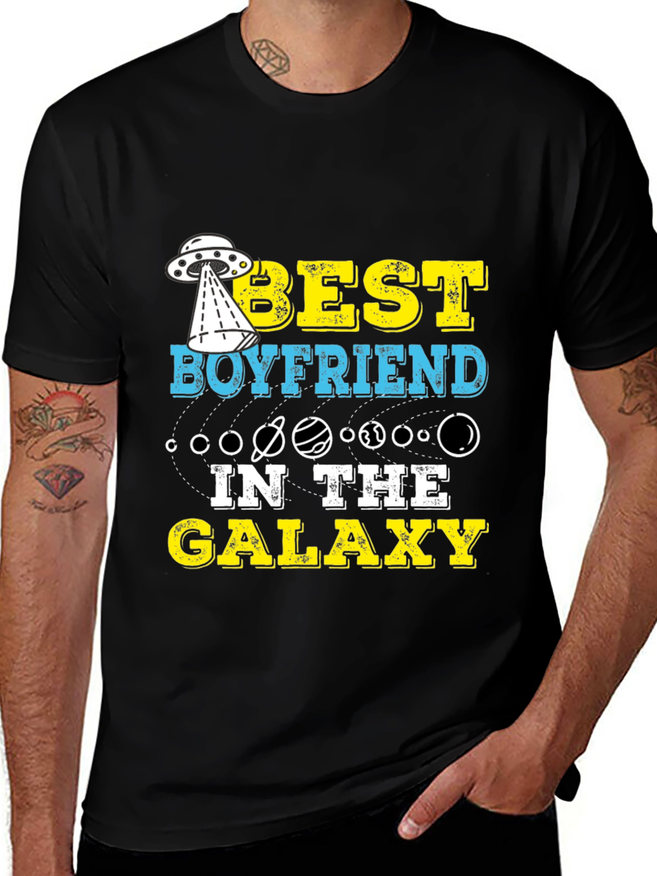 Best Boyfriend in the Galaxy T-Shirt