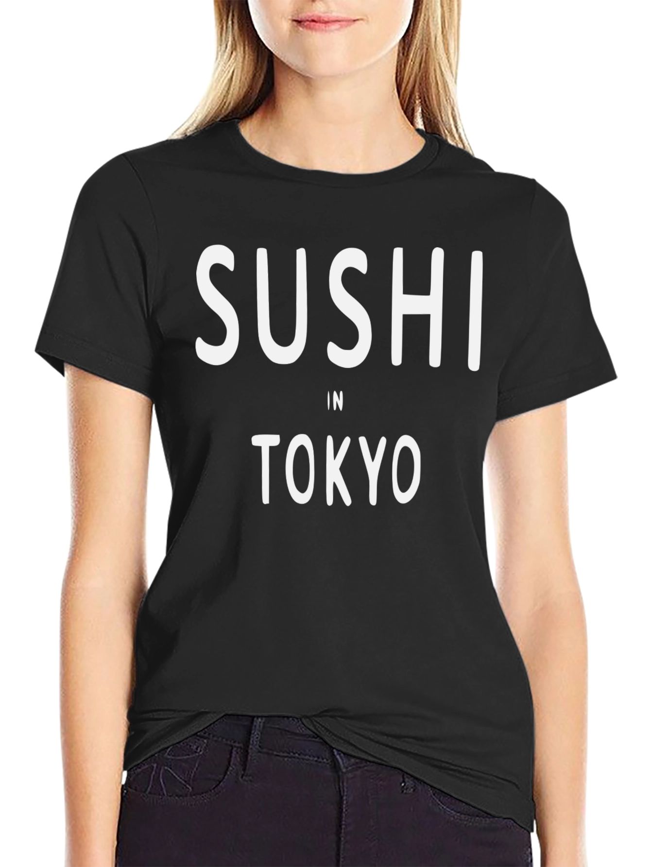 Sushi In Tokyo Graphic Tee - Unisex Cotton T-Shirt