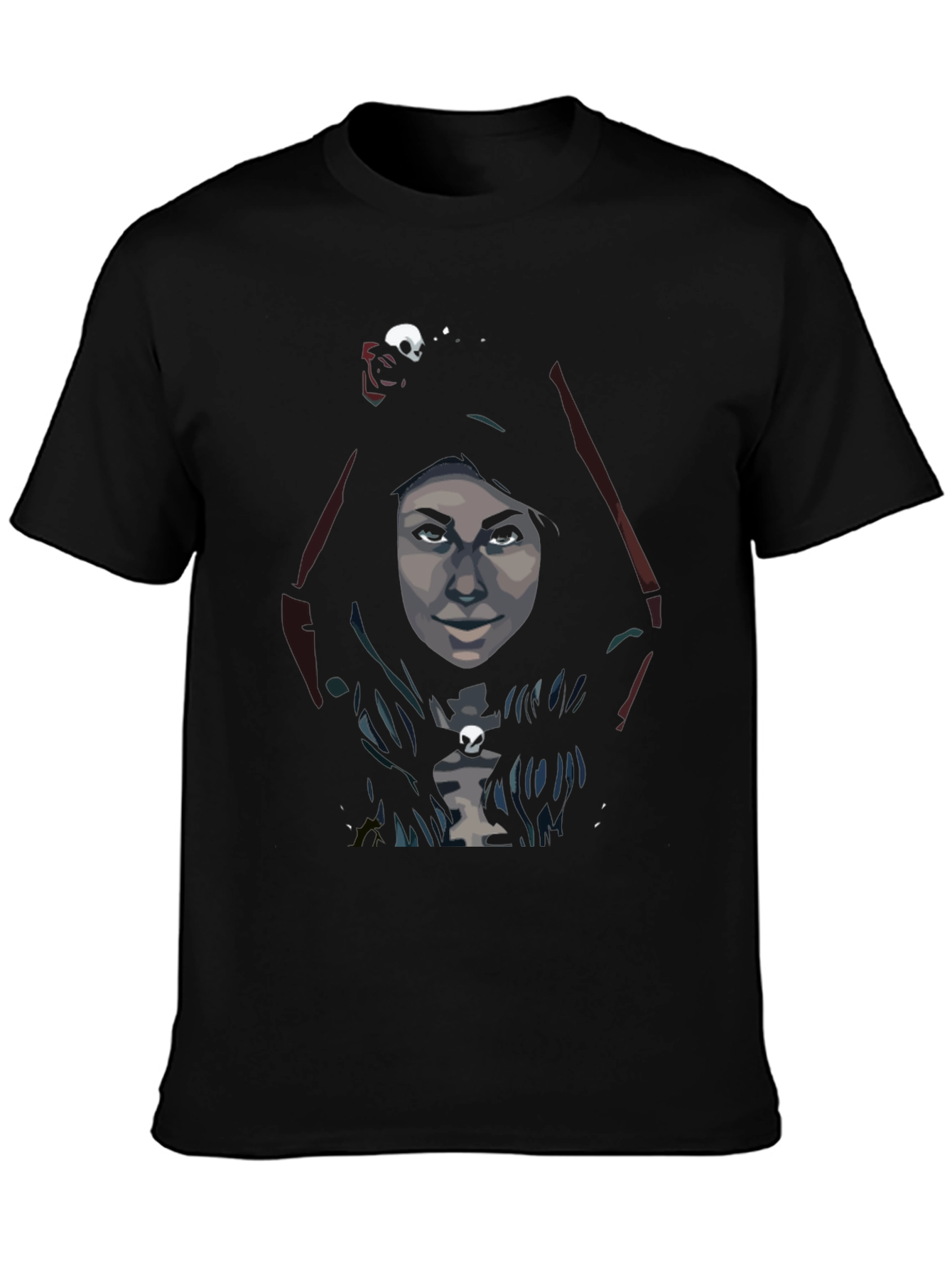 Skull Graphic T-Shirt - Dark & Edgy Design