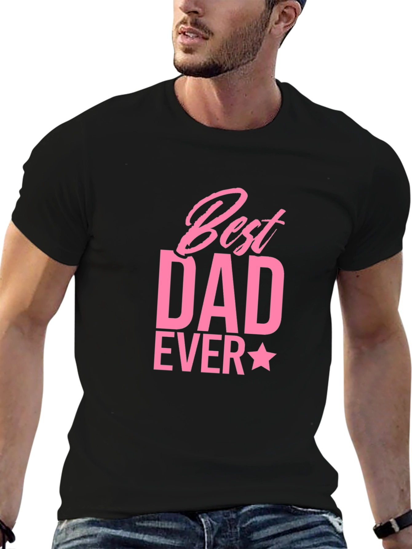 Best Dad Ever T-Shirt - Black