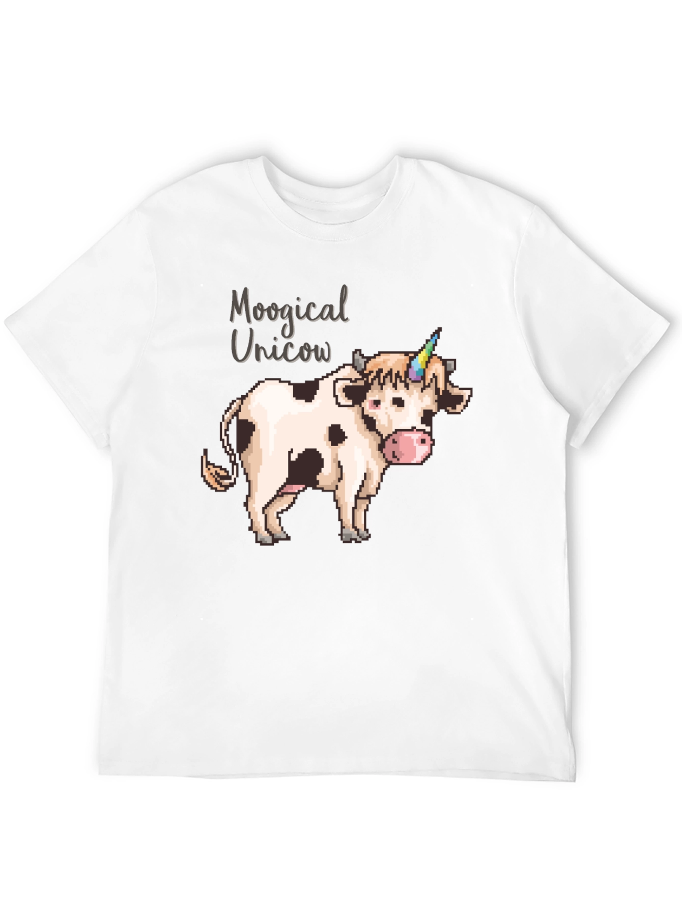 Moogical Unicow T-Shirt - Black Cotton Tee
