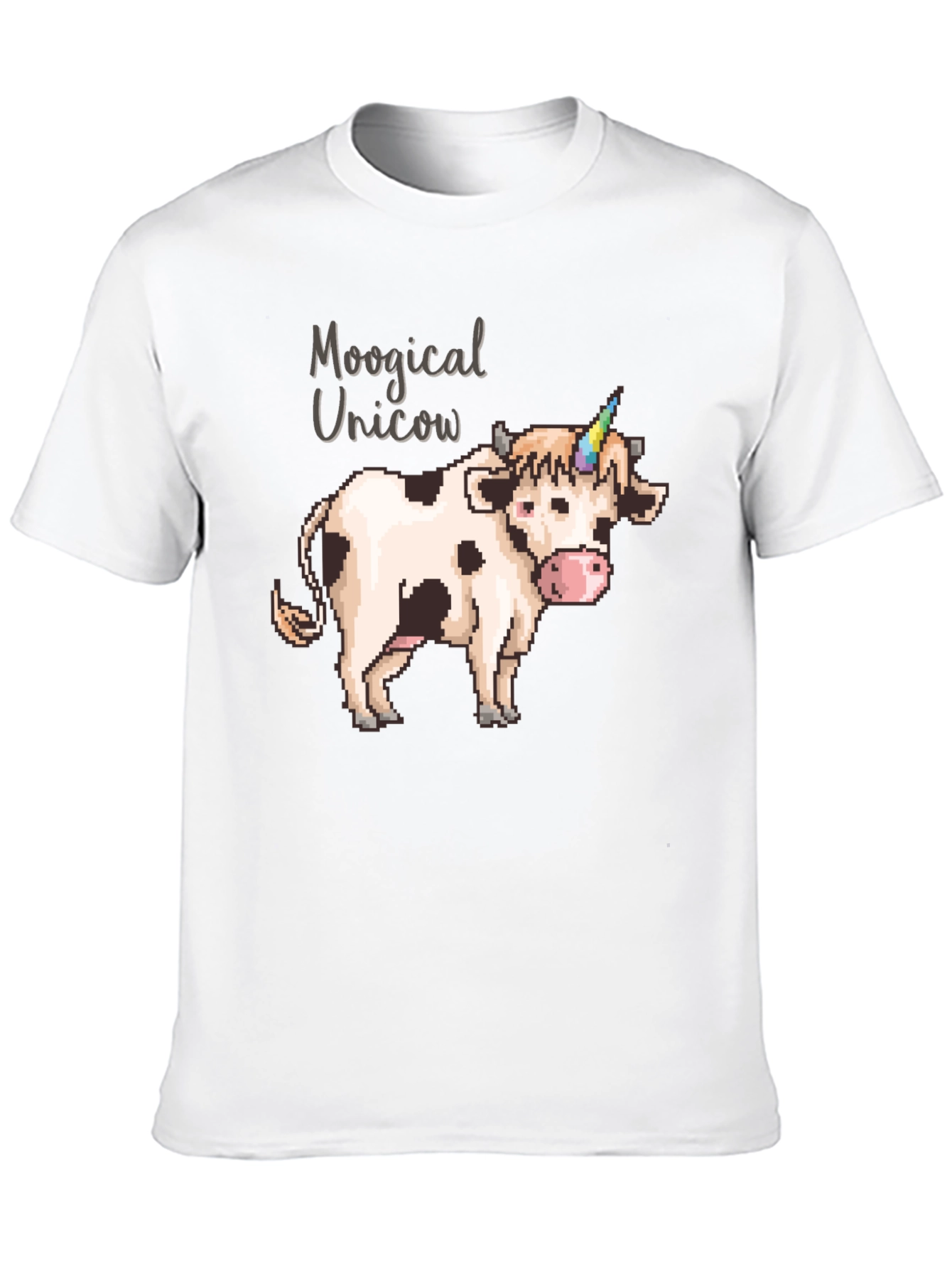 Moogical Unicow T-Shirt - Black Cotton Tee