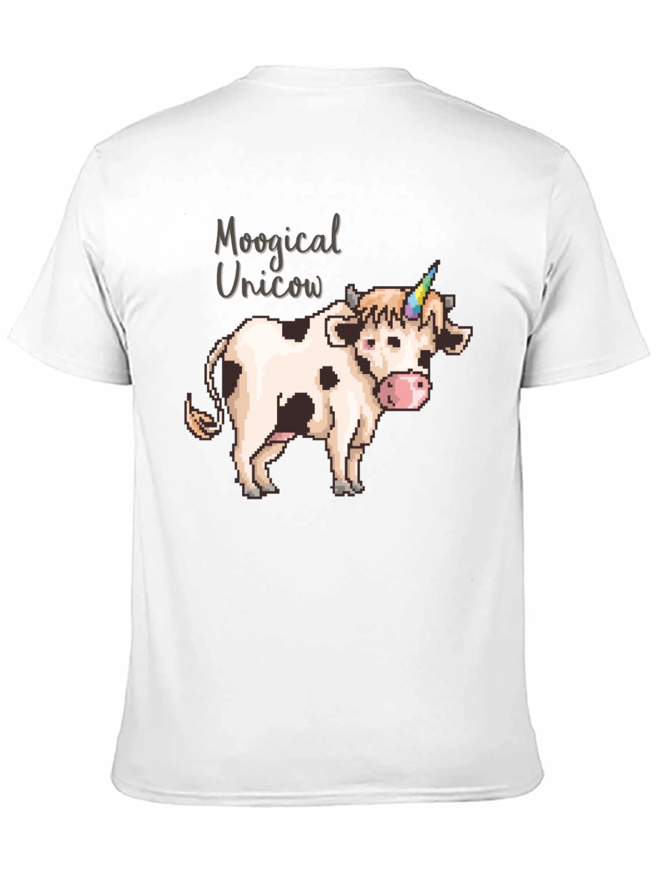 Moogical Unicow T-Shirt - Black Cotton Tee