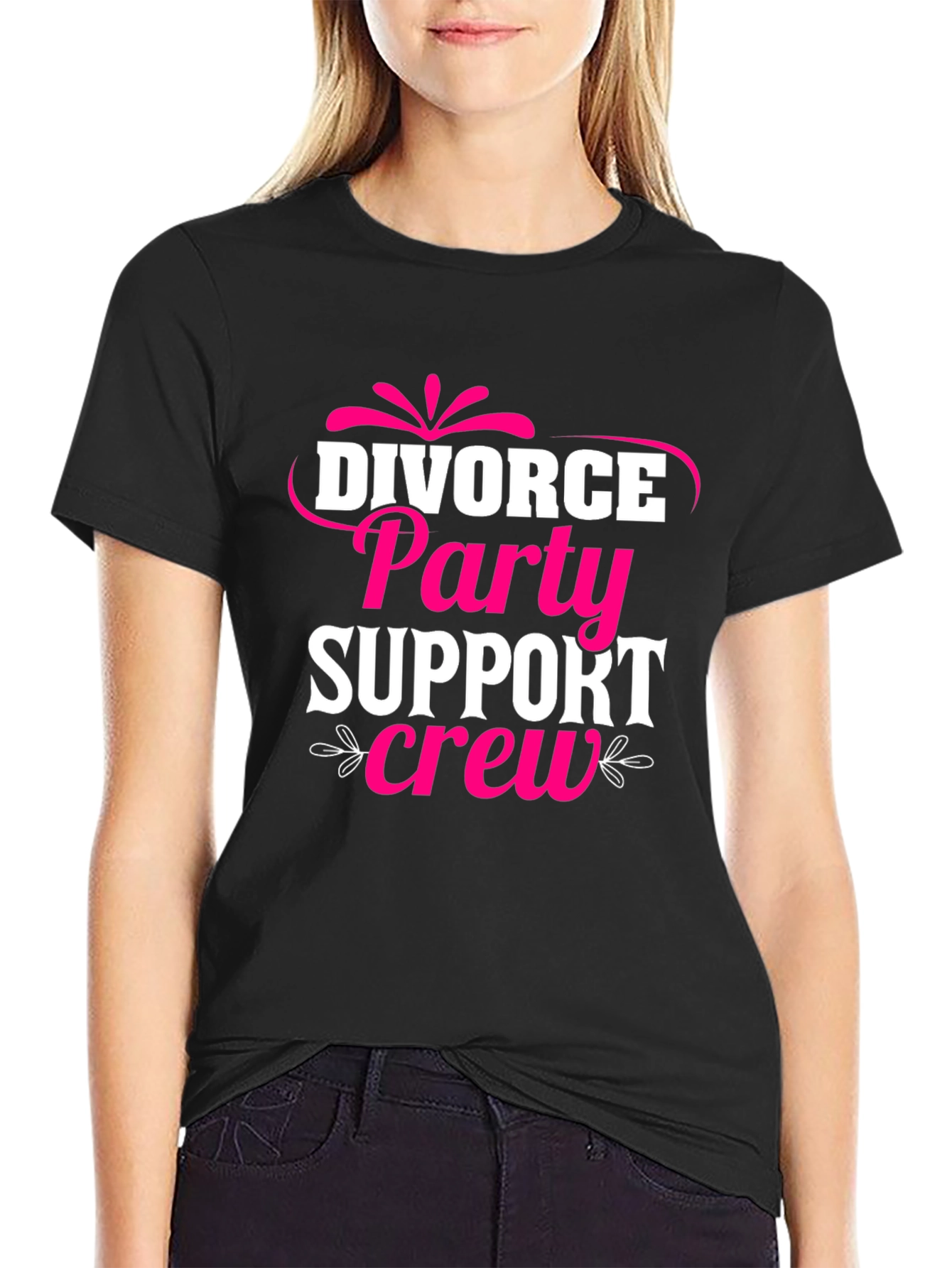 Divorce Party Support Crew Graphic Tee