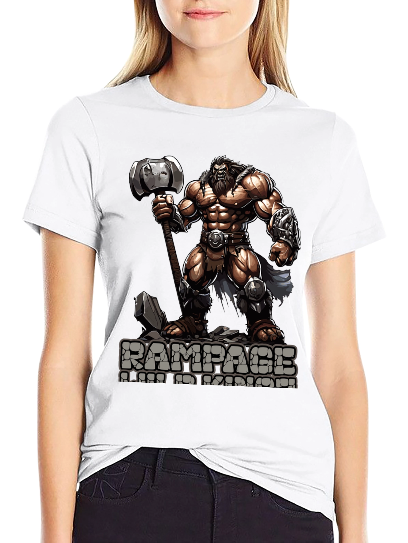 Rampage Wild Warrior Graphic Tee