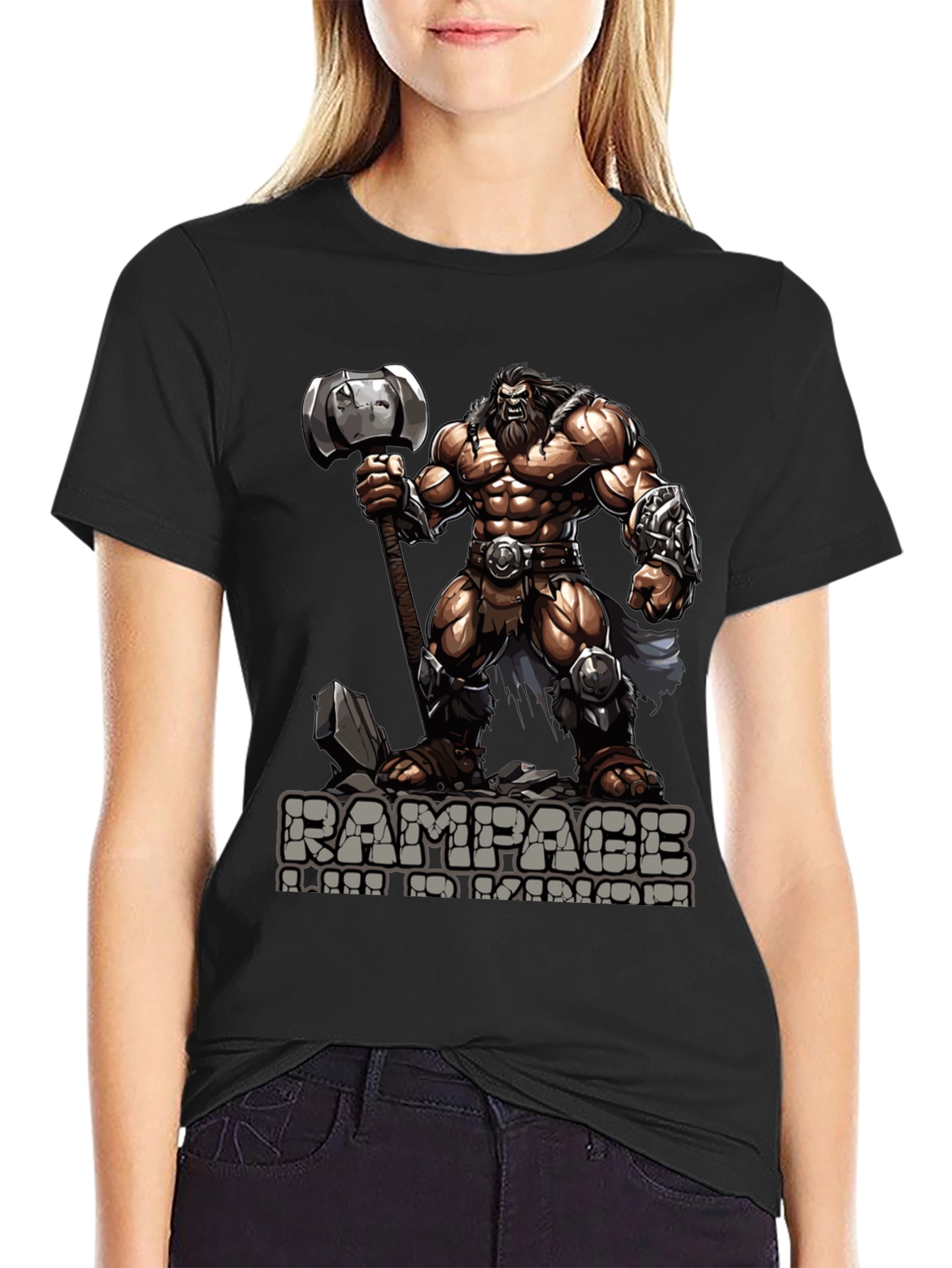 Rampage Wild Warrior Graphic Tee