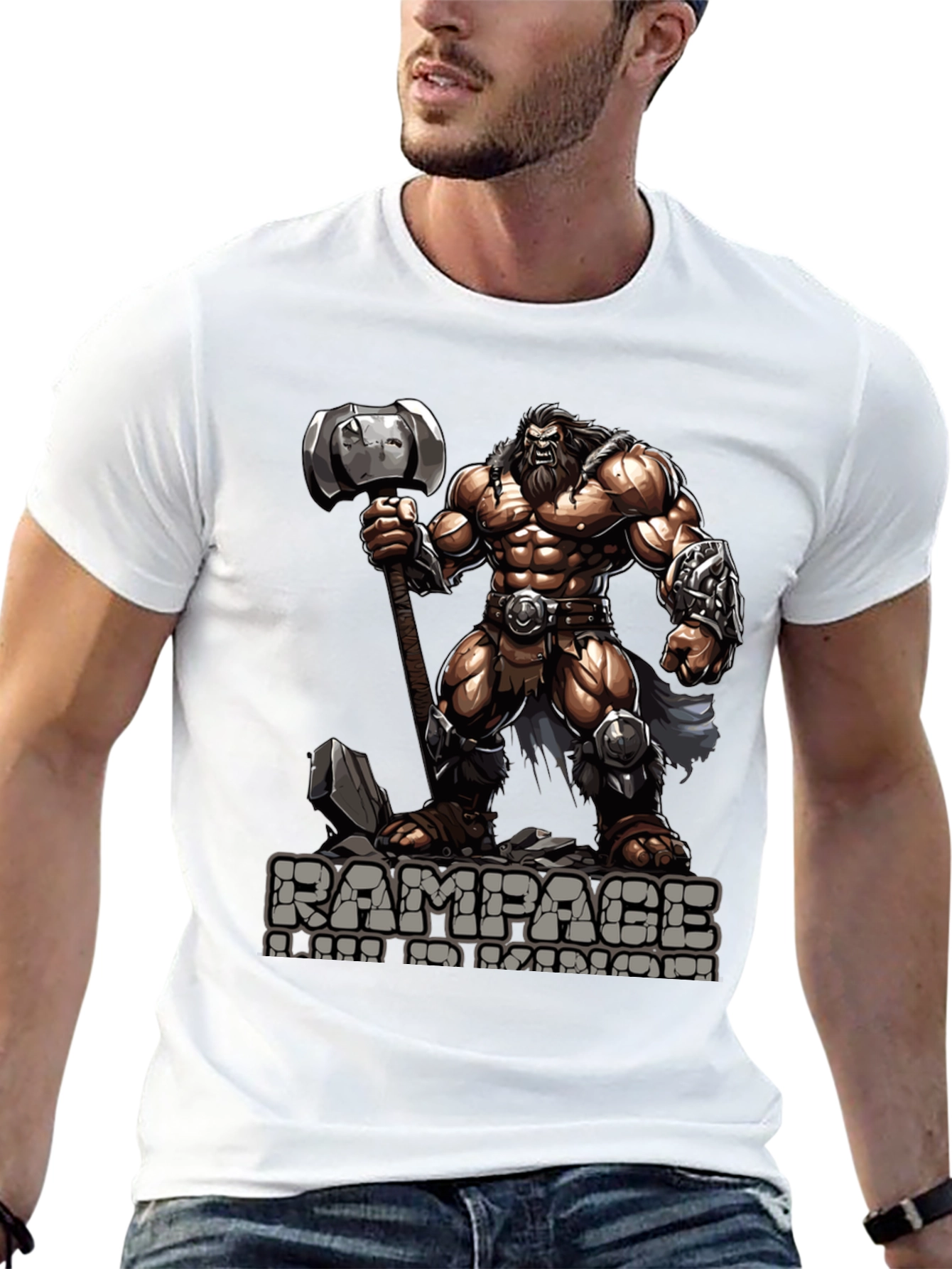 Rampage Wild Warrior Graphic Tee