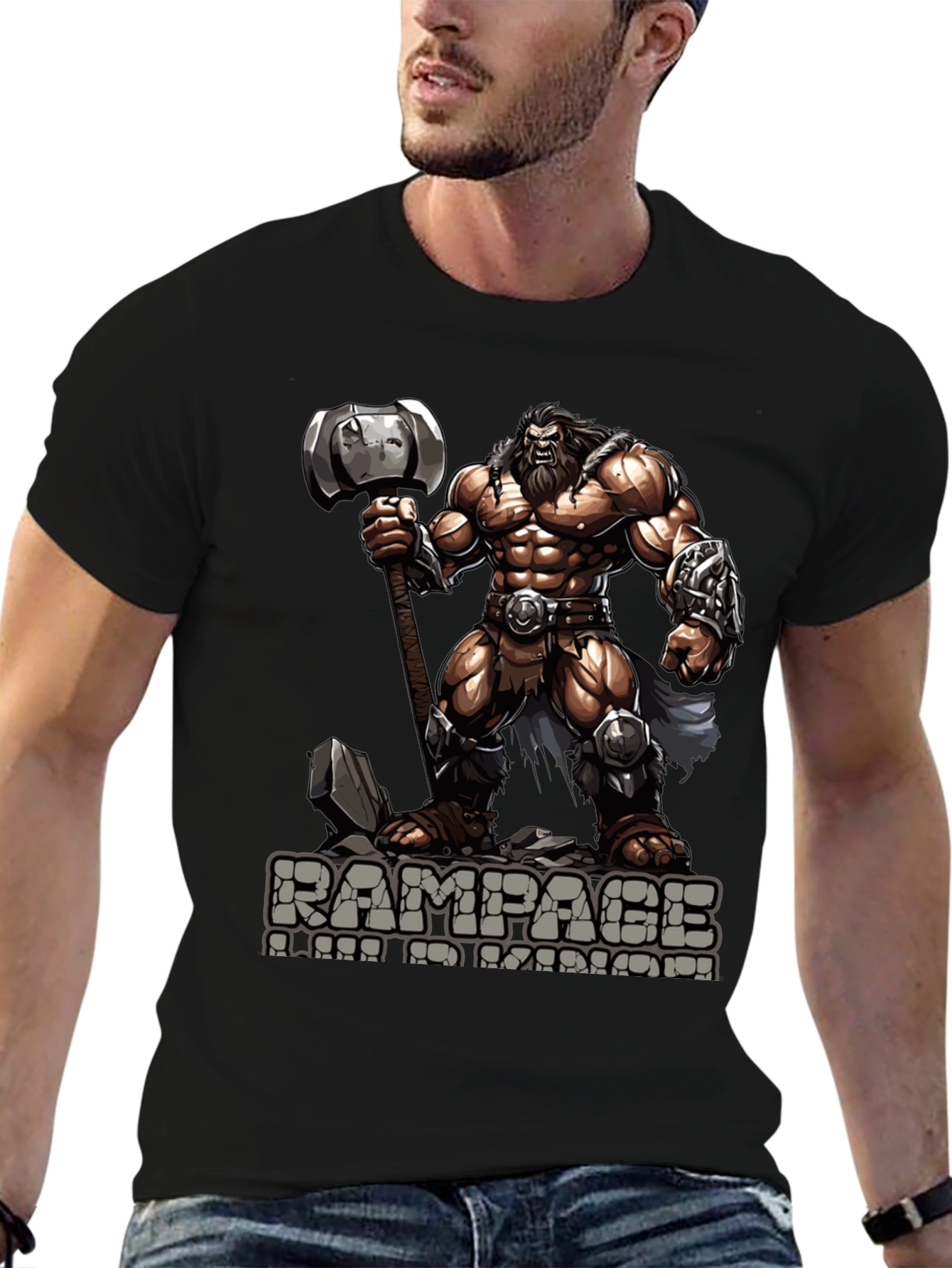 Rampage Wild Warrior Graphic Tee