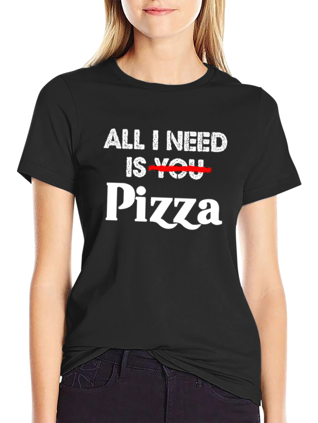 All I Need is Pizza T-Shirt Funny Foodie Tee
