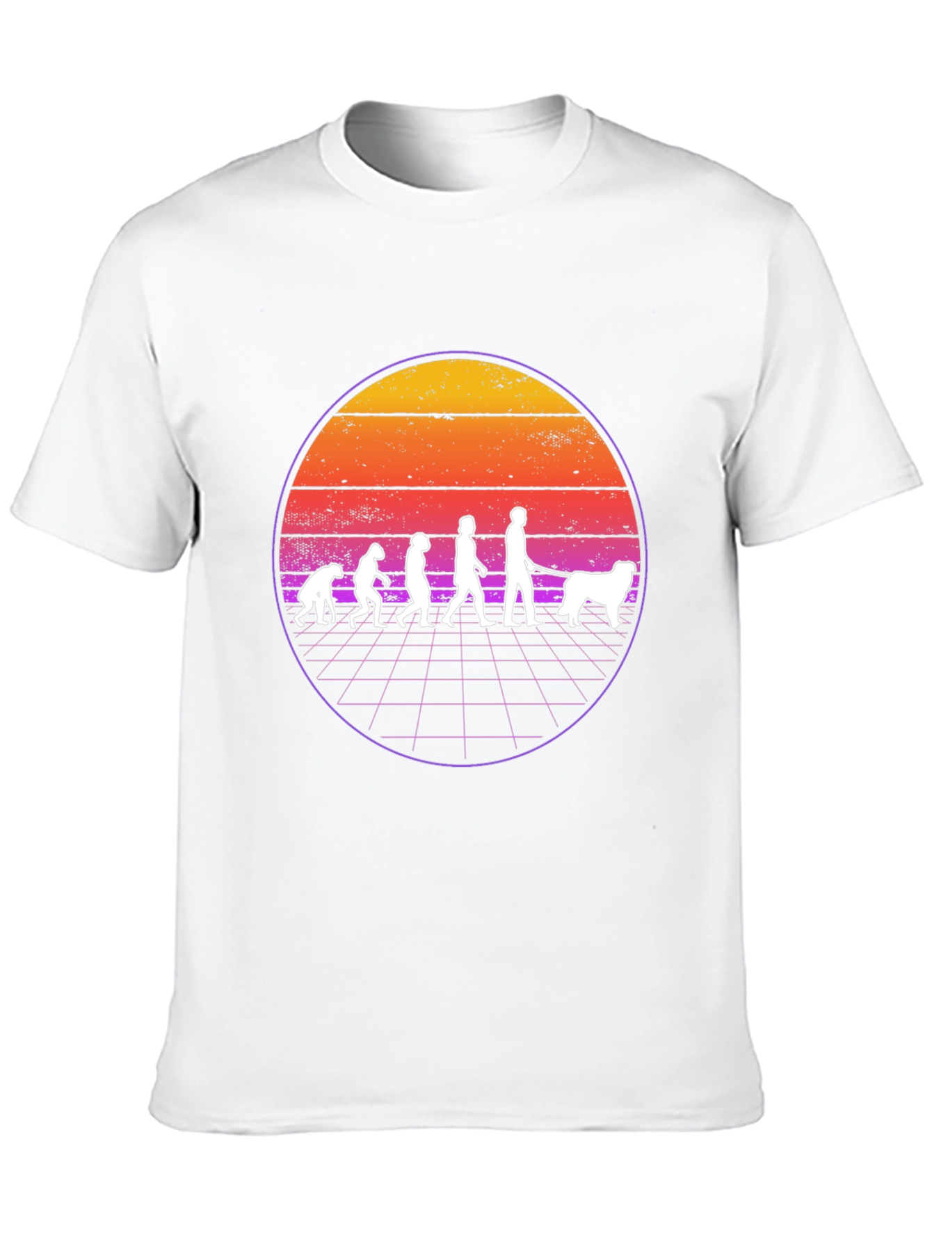 Evolution of Dog Walking T-Shirt