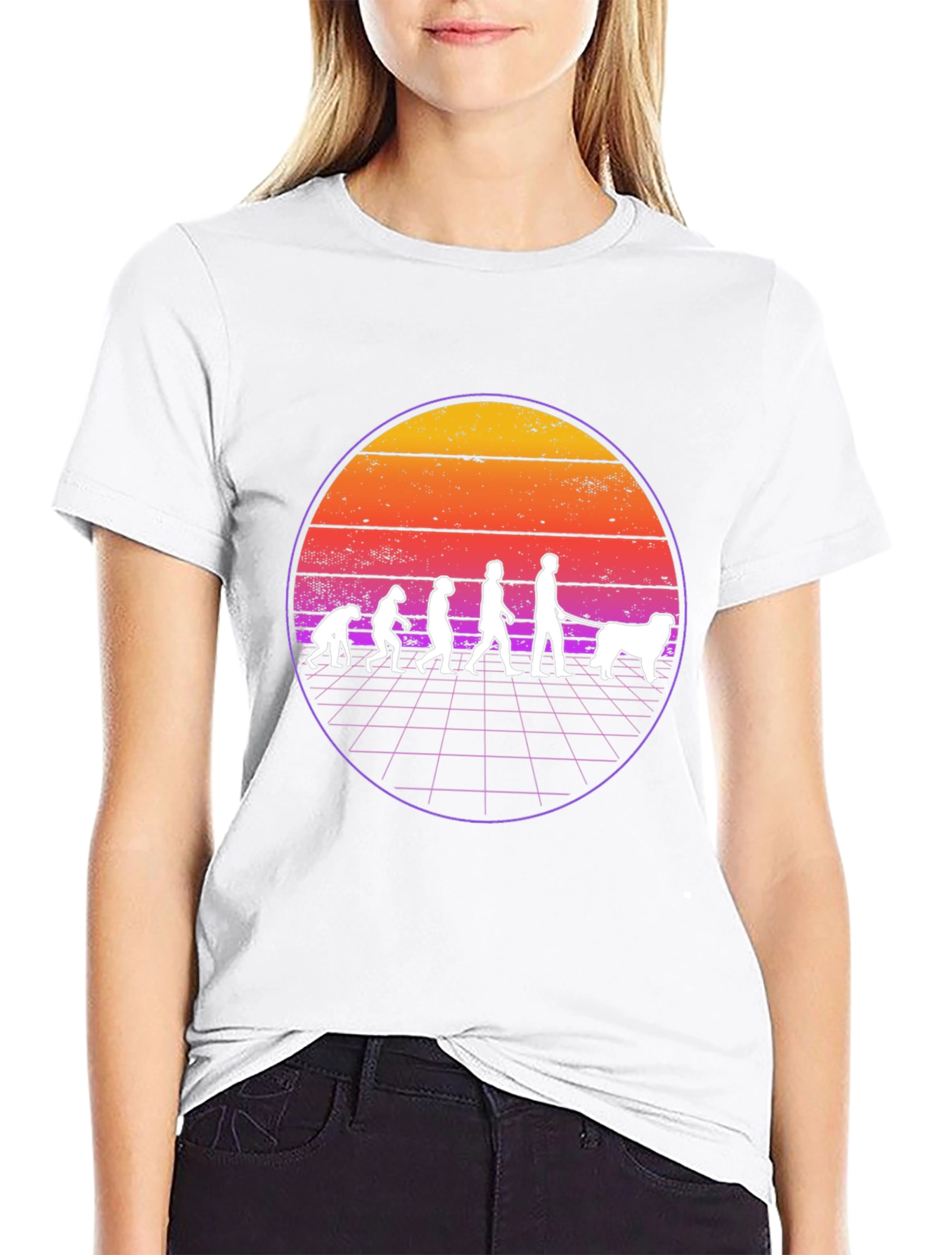 Evolution of Dog Walking T-Shirt