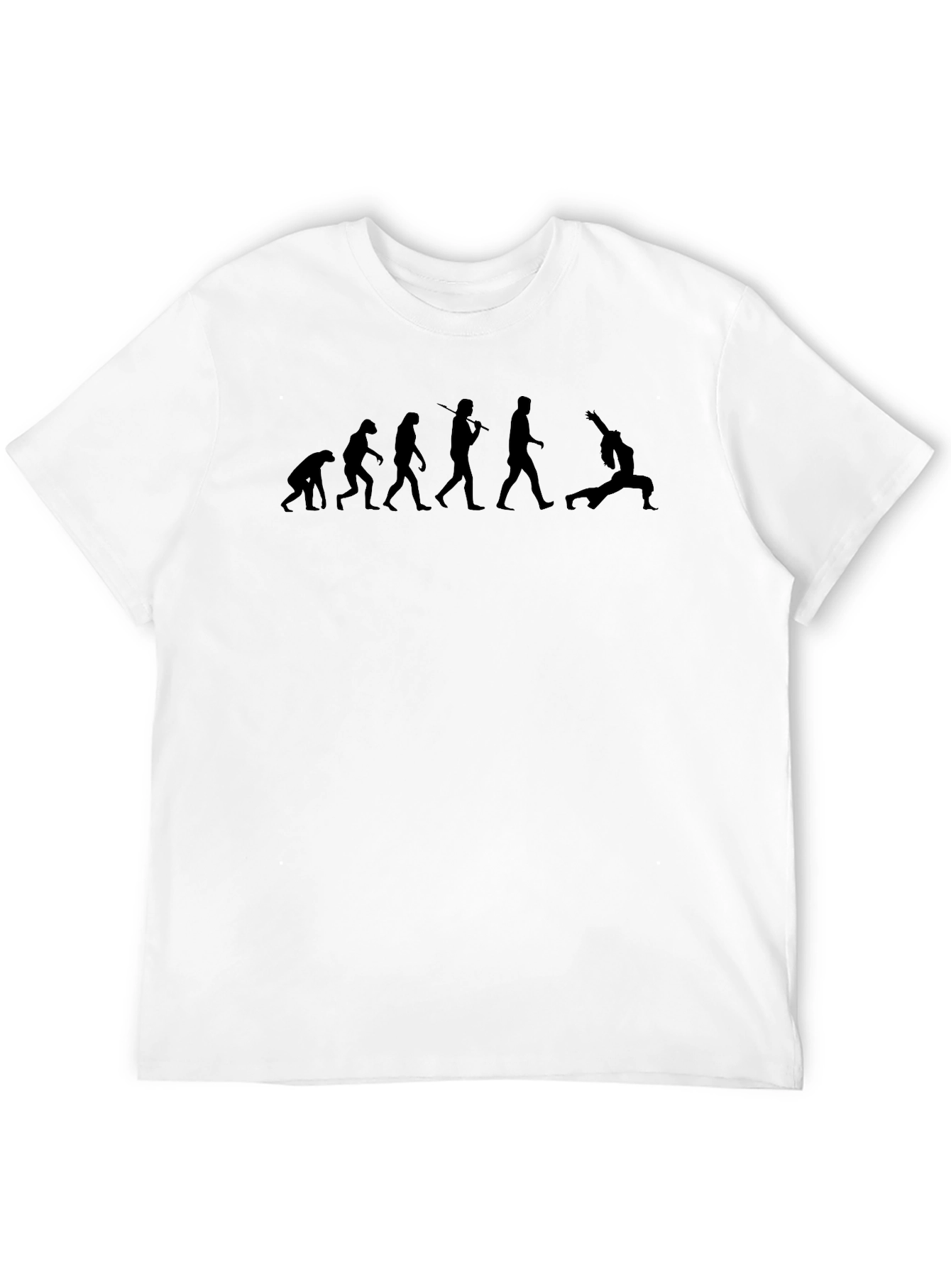 Evolution of Yoga Black T-Shirt