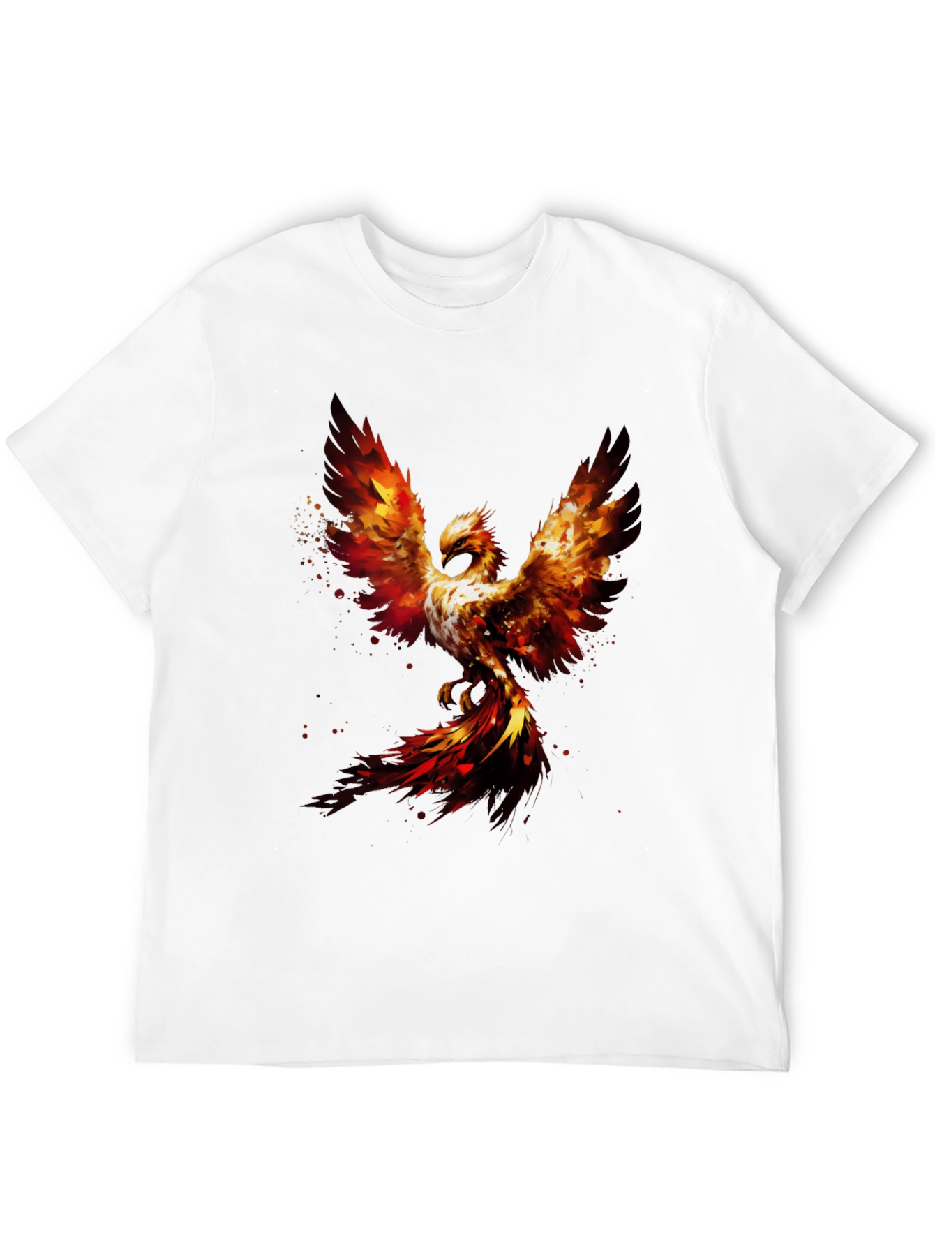 Fiery Phoenix Graphic Tee - Bold & Unique Design