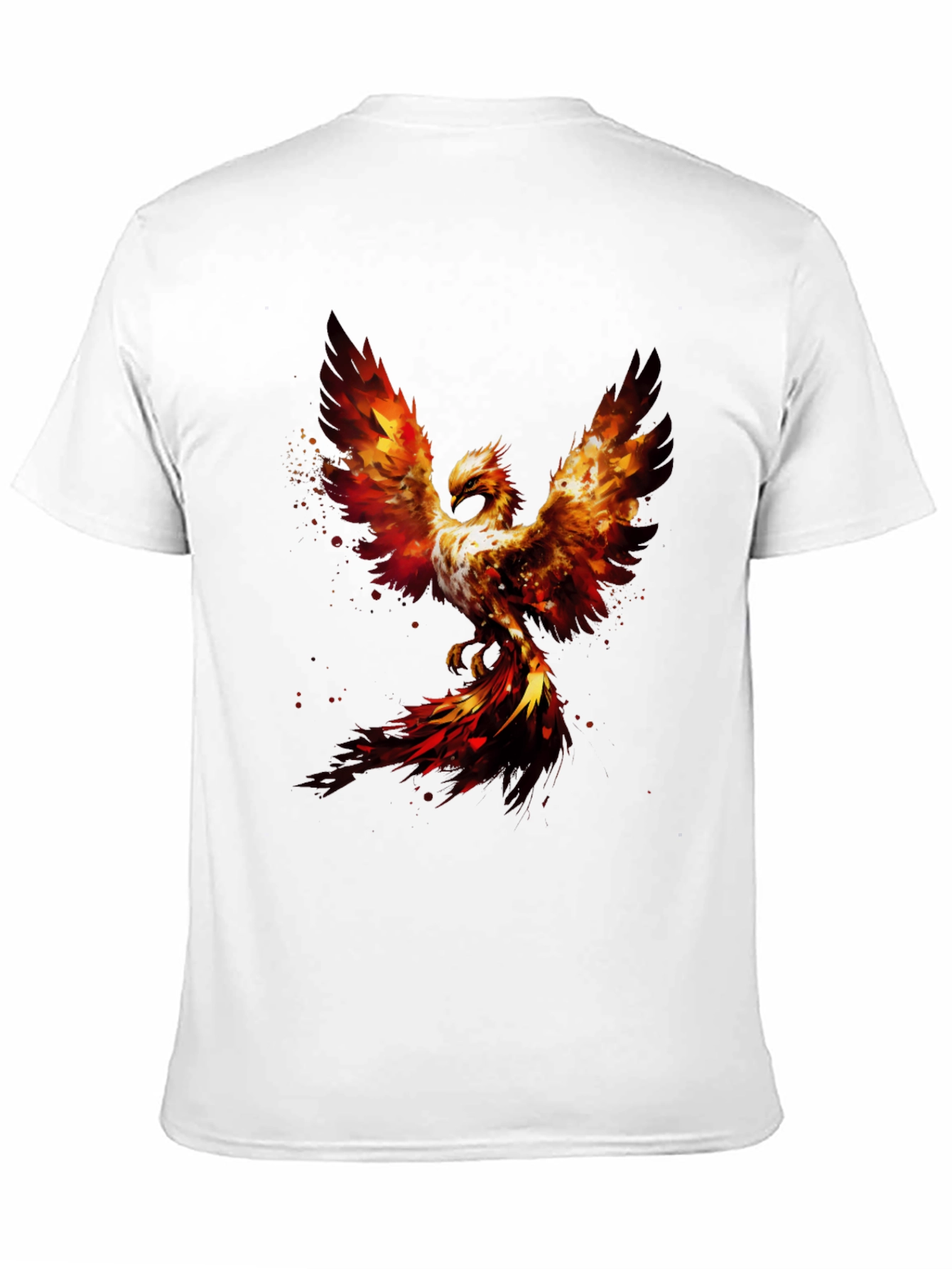 Fiery Phoenix Graphic Tee - Bold & Unique Design