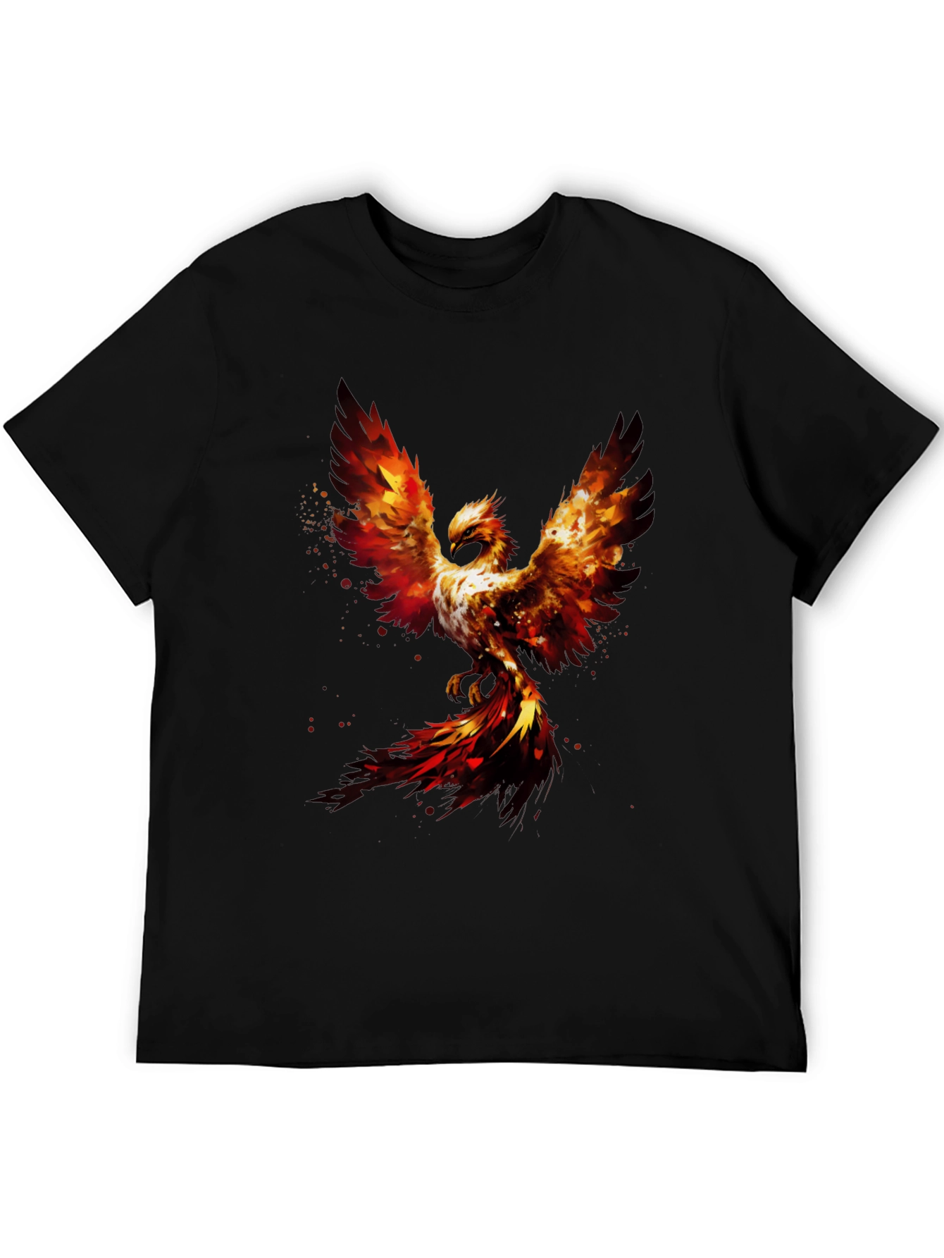 Fiery Phoenix Graphic Tee - Bold & Unique Design