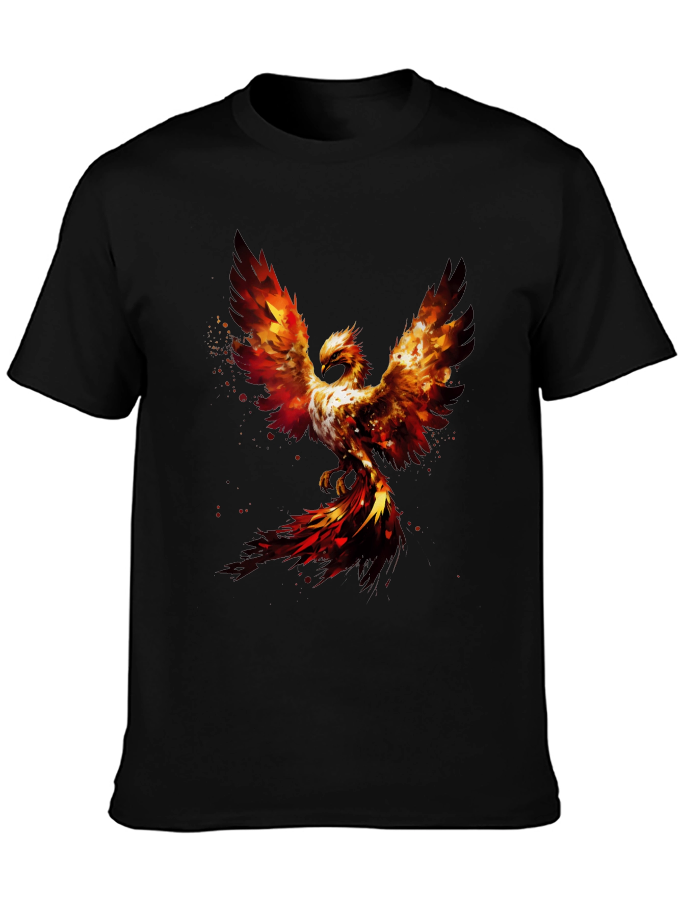 Fiery Phoenix Graphic Tee - Bold & Unique Design