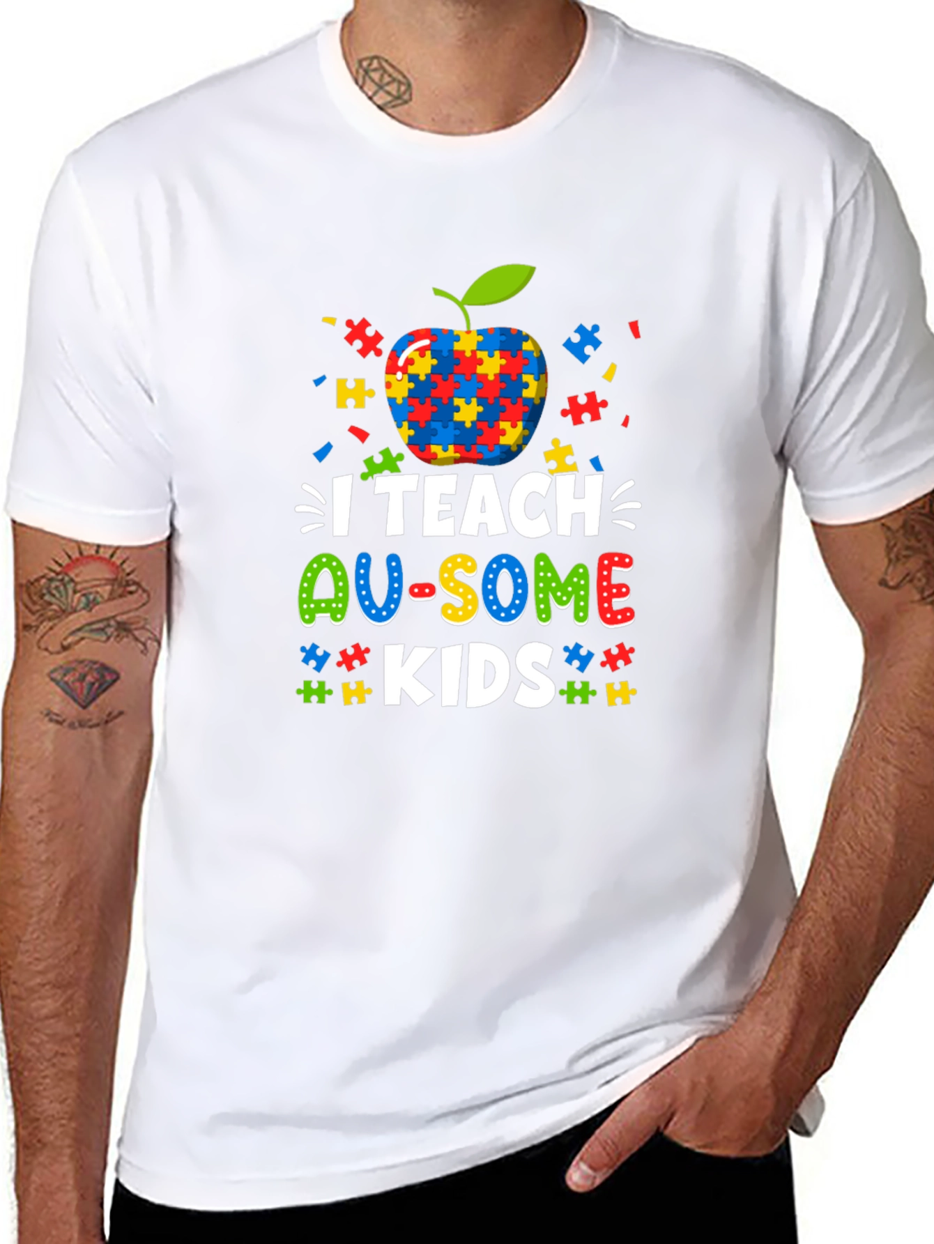 Autism Awareness Teacher T-Shirt