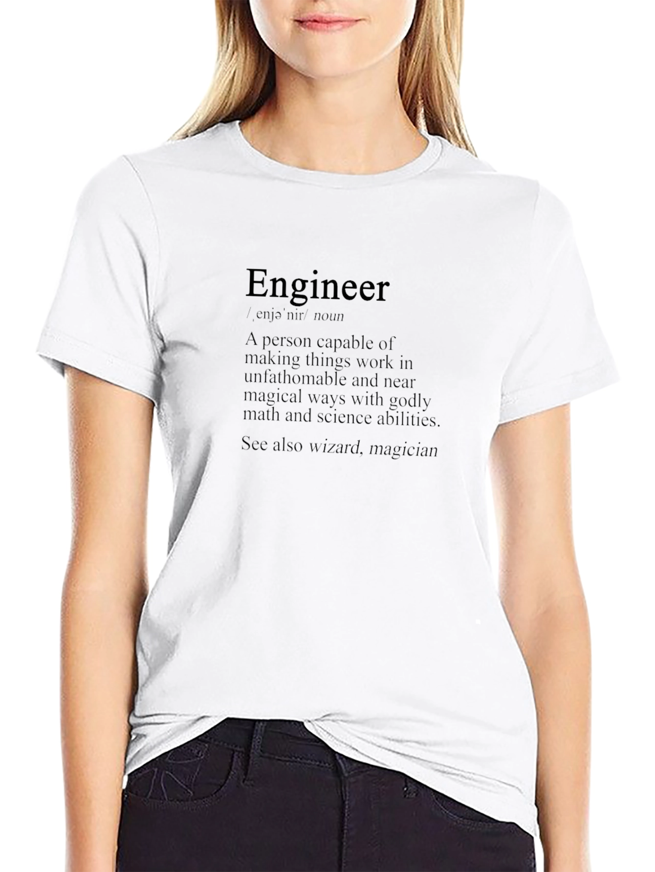 Engineer Definition T-Shirt - Funny Science & Math Tee