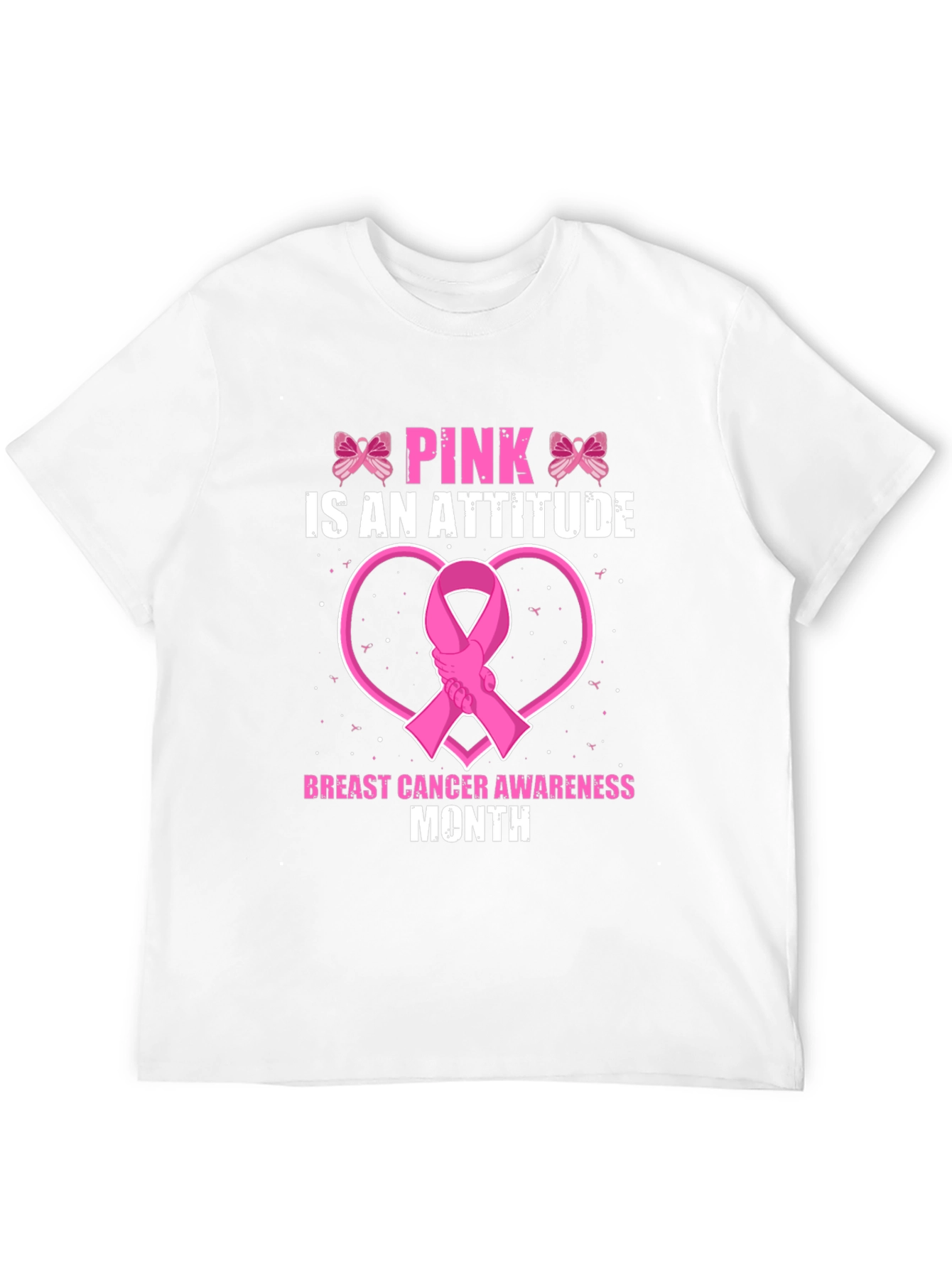 Pink is an Attitude Breast Cancer Awareness T-Shirt