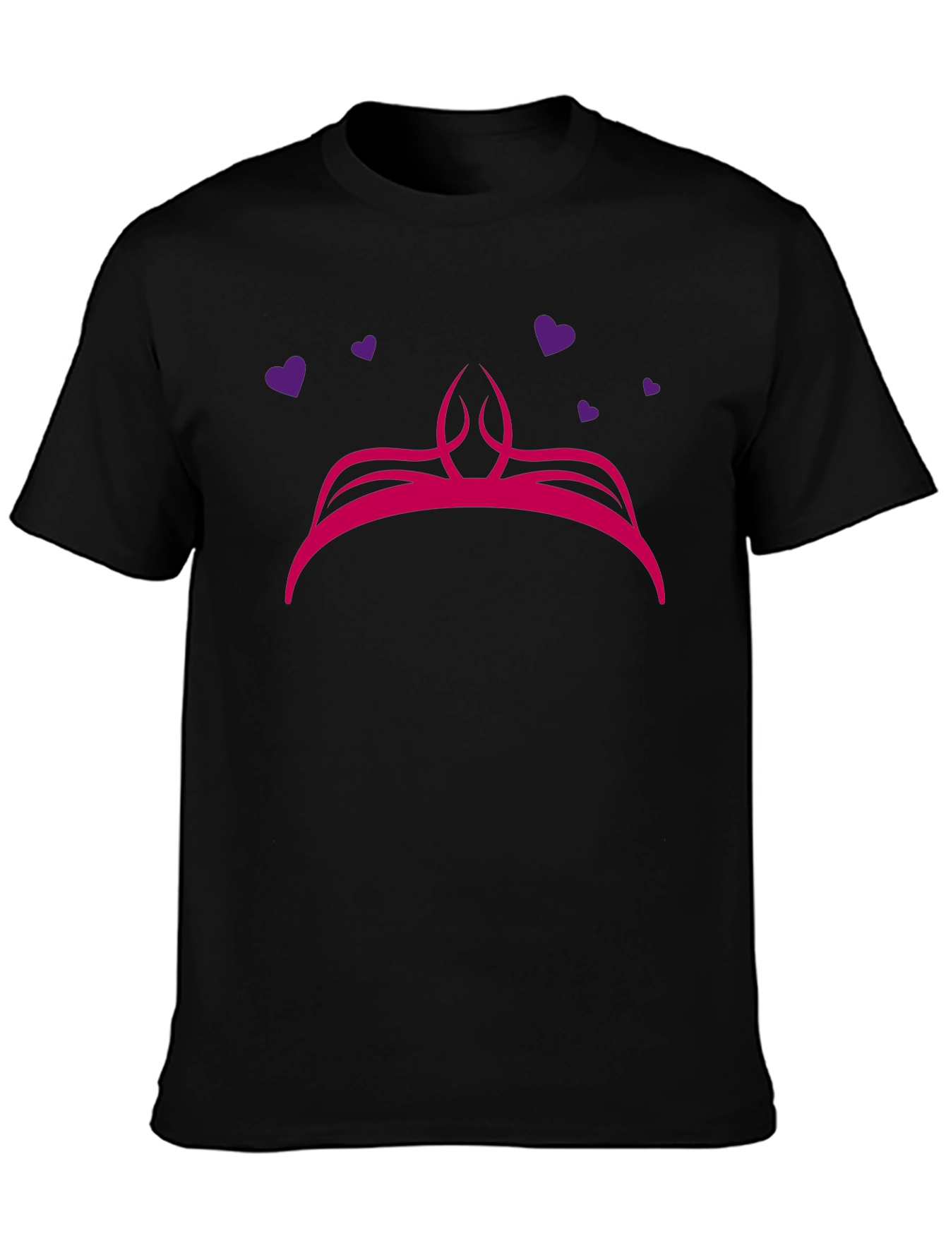 Princess Crown Graphic Tee - Cute Novelty Shirt