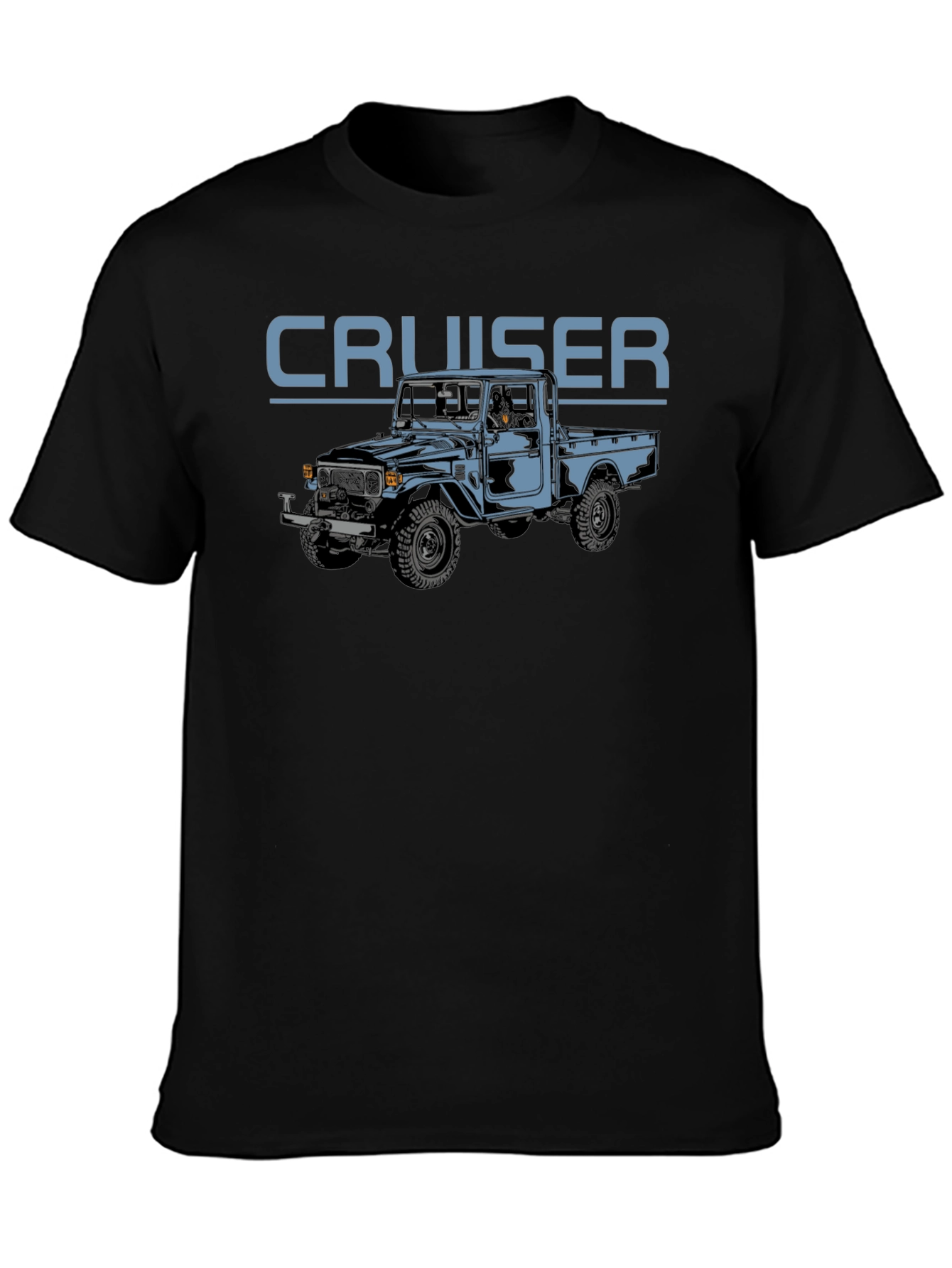 Cruiser Truck Graphic Tee - Black