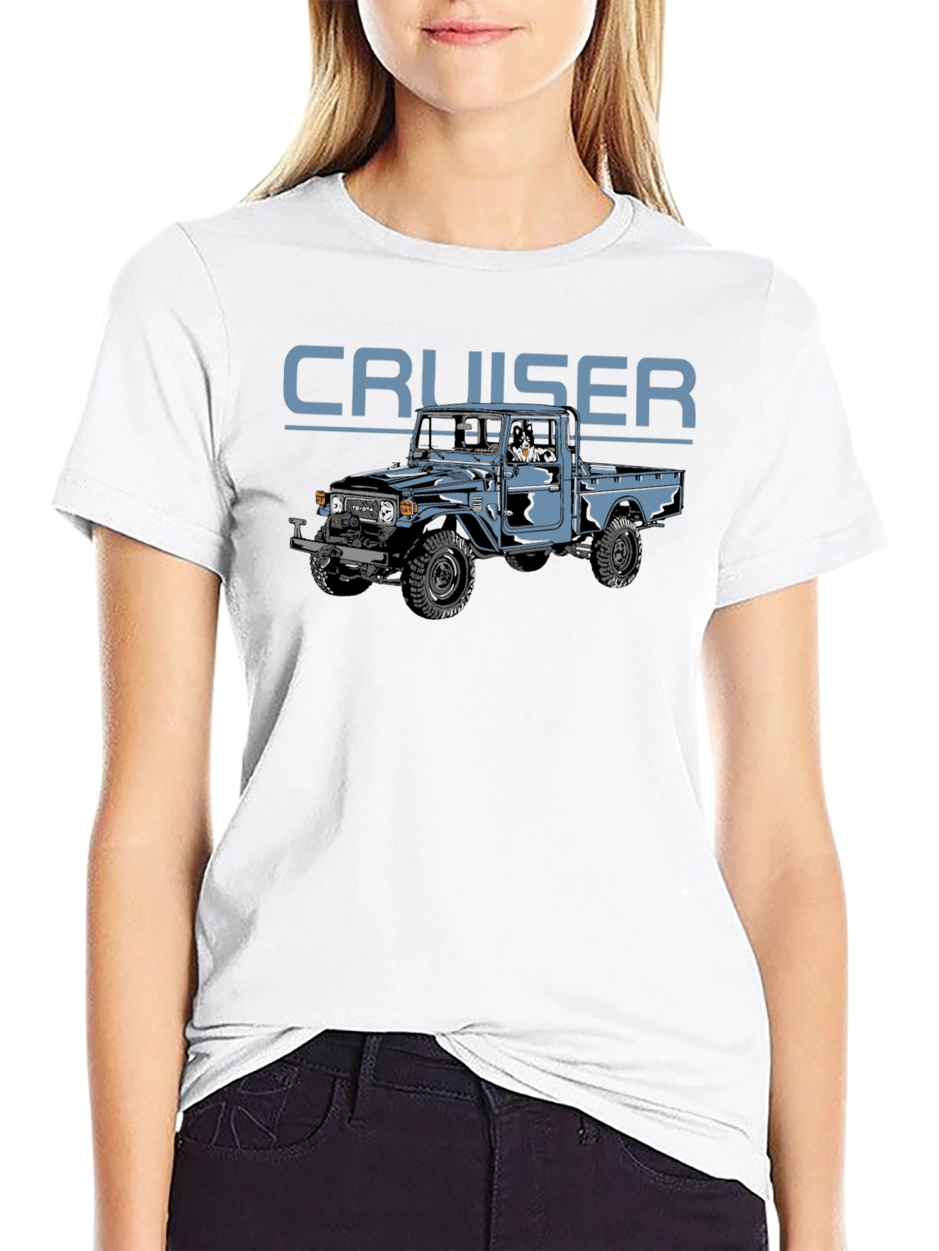 Cruiser Truck Graphic Tee - Black