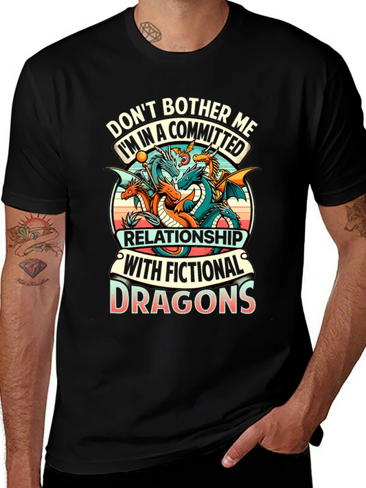 Fictional Dragons Graphic Tee - Gamer Shirt
