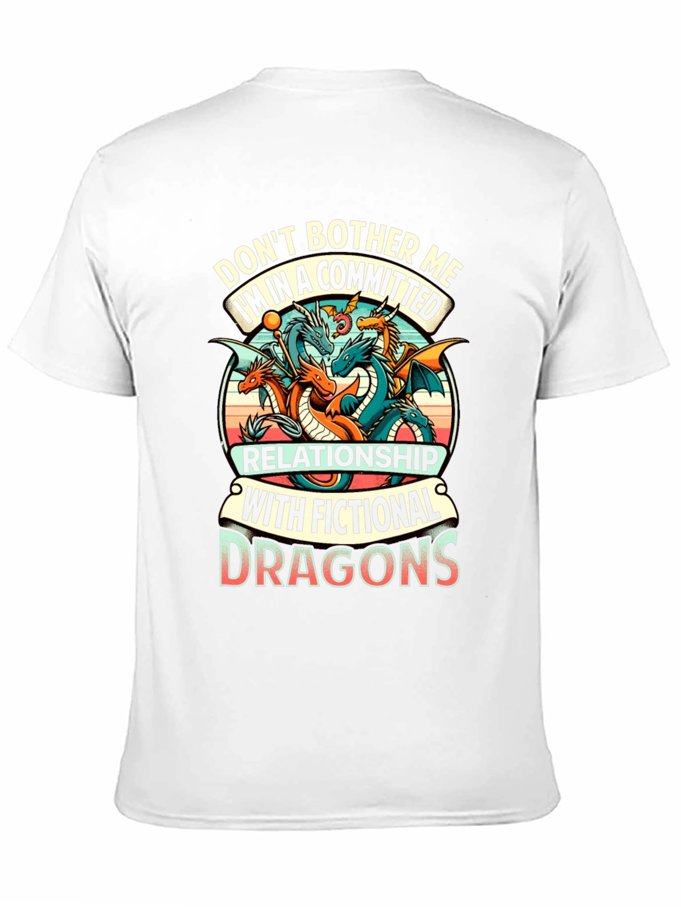 Fictional Dragons Graphic Tee - Gamer Shirt