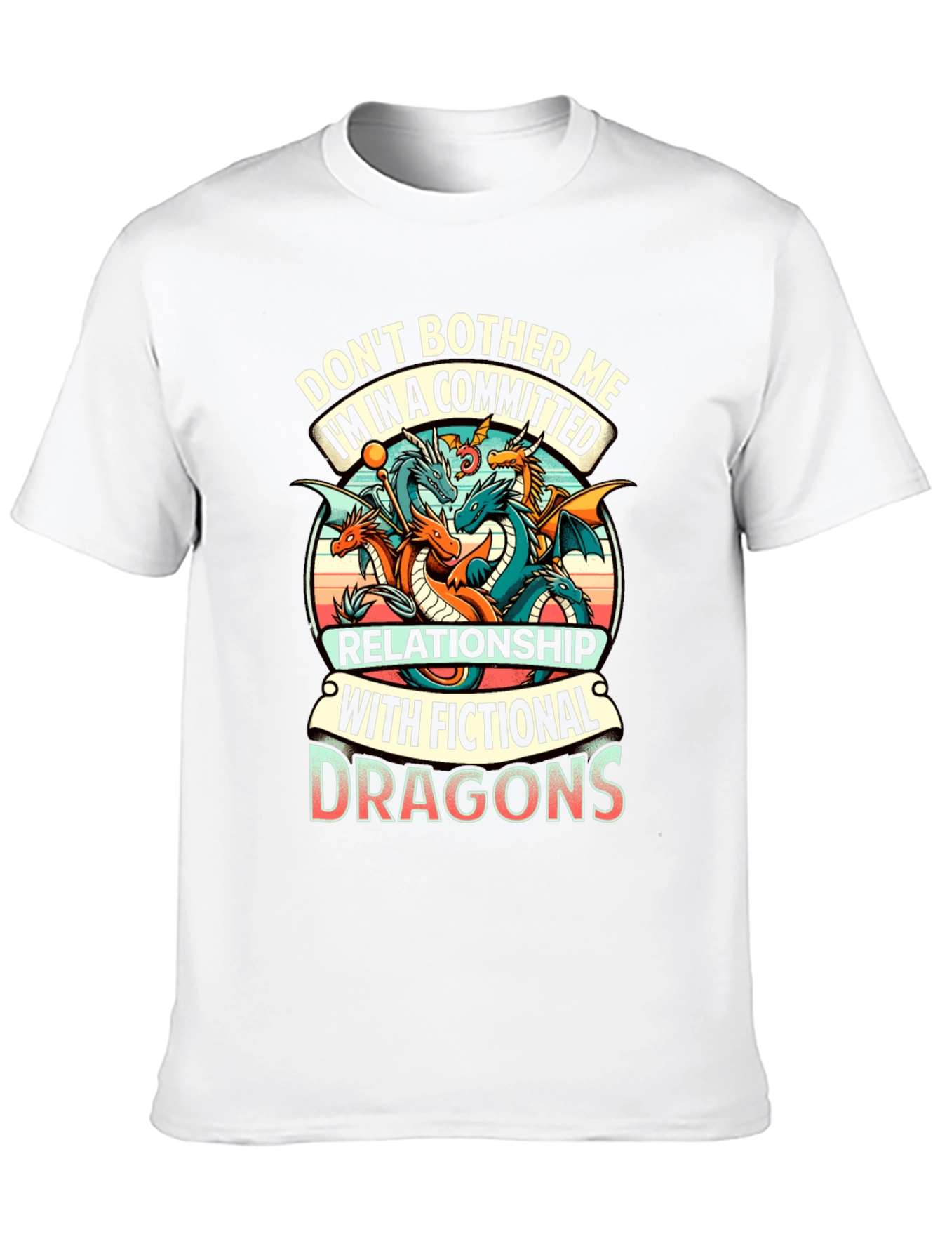 Fictional Dragons Graphic Tee - Gamer Shirt