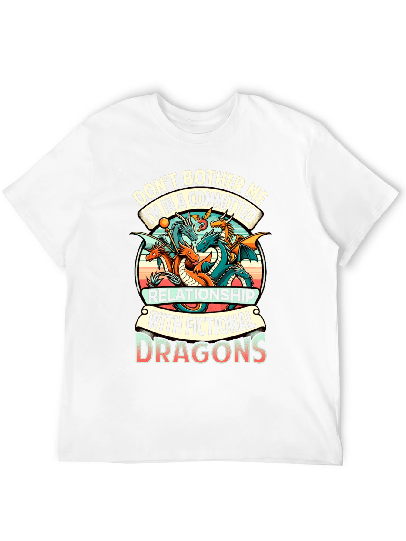 Fictional Dragons Graphic Tee - Gamer Shirt